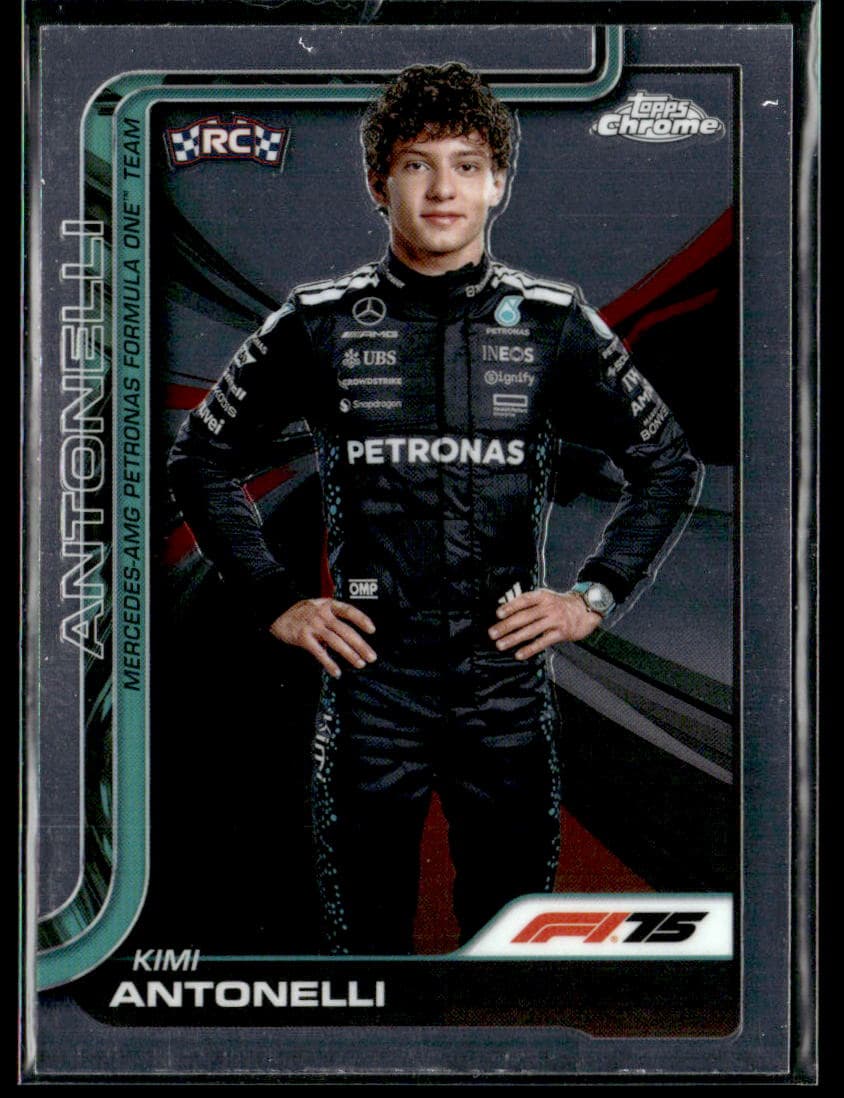 2025 Topps Chrome F1 Kimi Antonelli RC #8