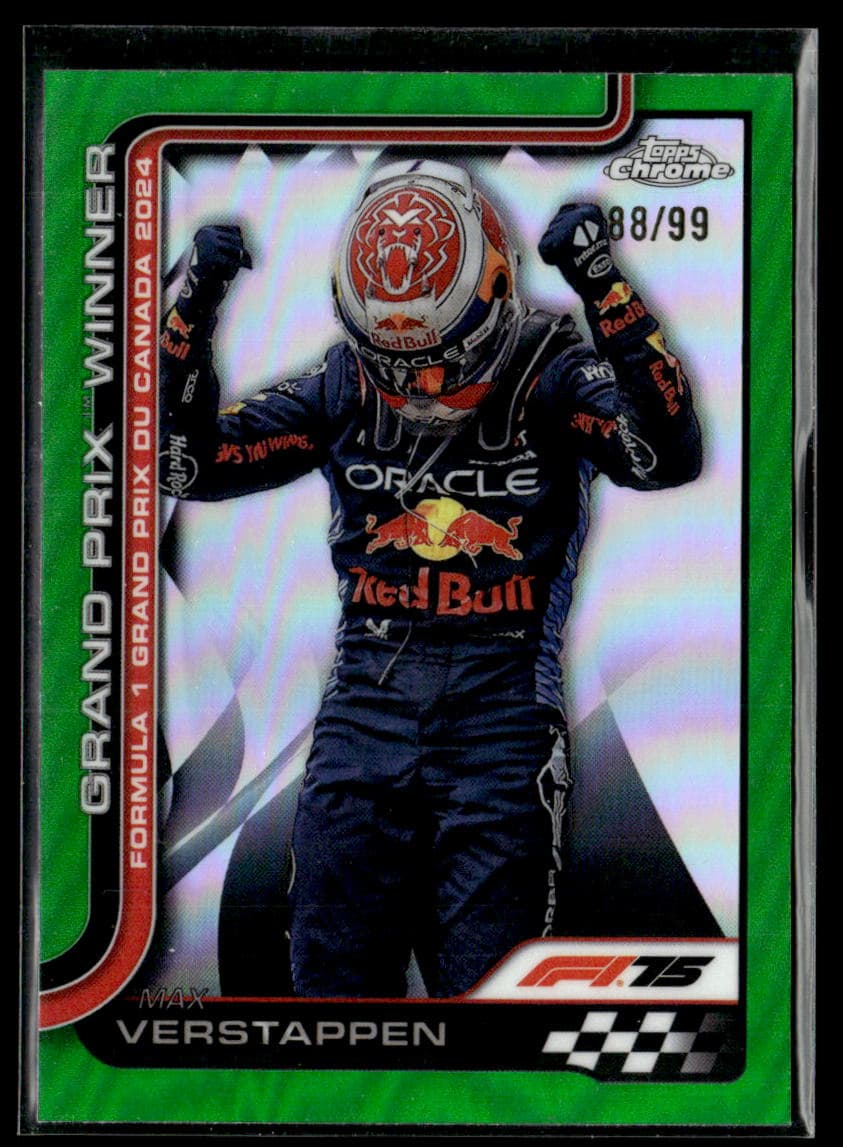 2025 Topps Chrome F1 Max Verstappen #101 /99