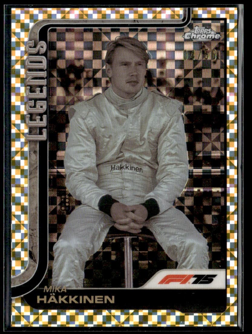 2025 Topps Chrome F1 Mika Hakkinen Legends #159 /50