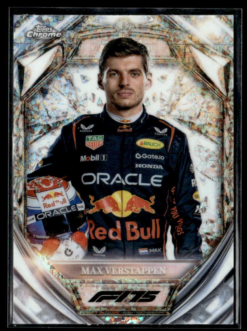 2025 Topps Chrome F1 Max Verstappen Diamond 75th Anniversary #D75-1