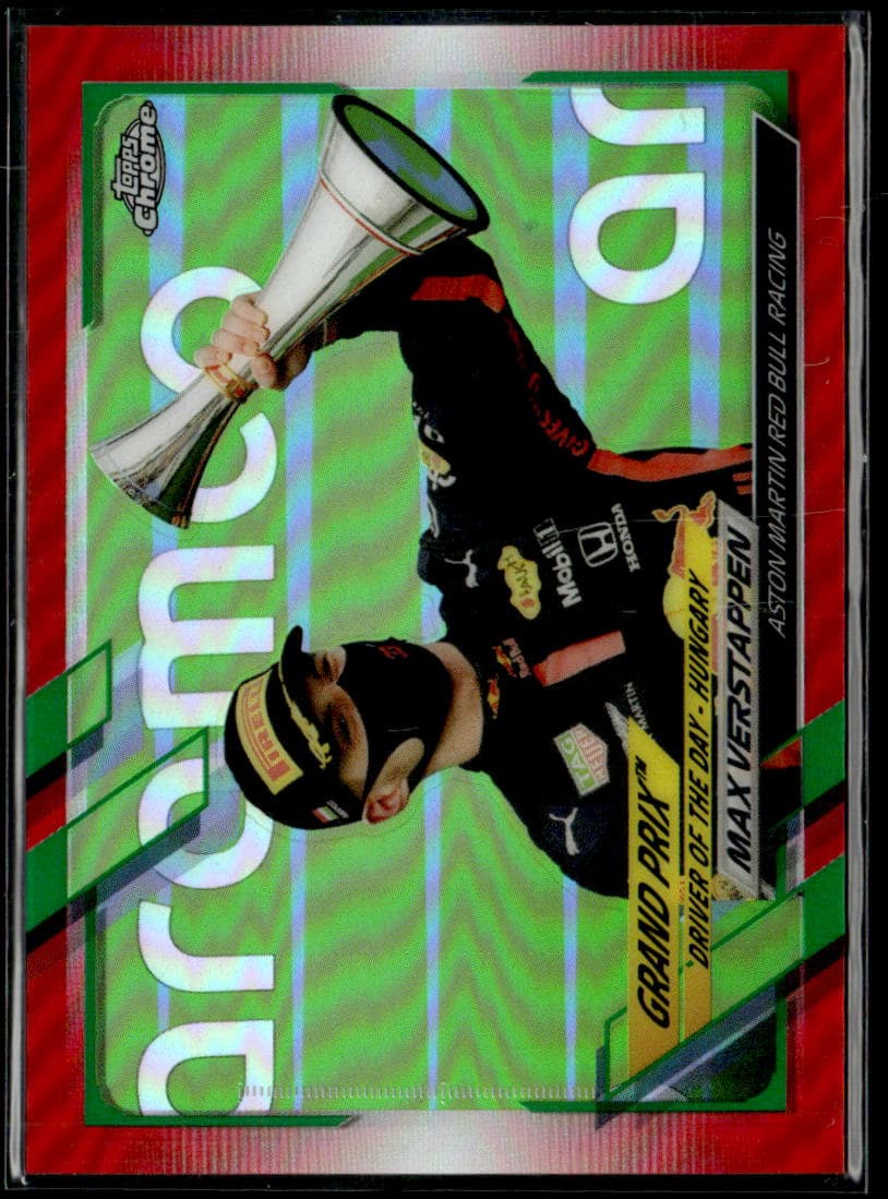 2021 Topps Chrome F1 Max Verstappen #168