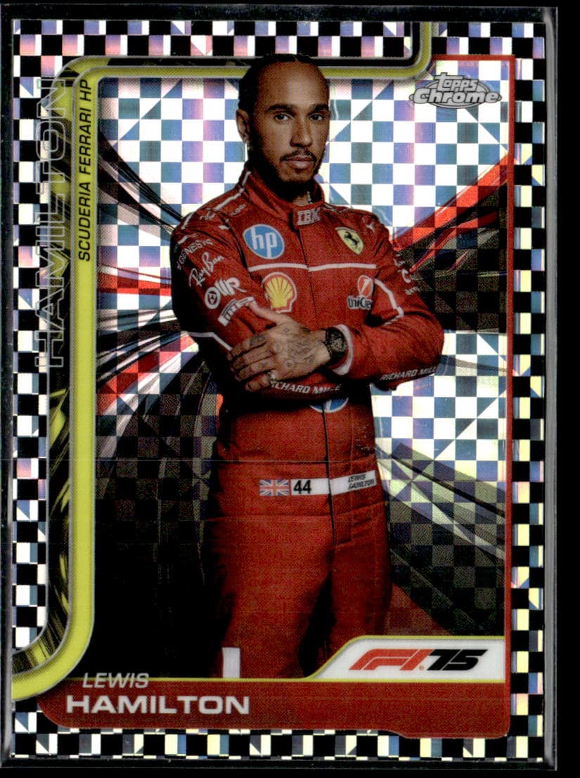 2025 Topps Chrome F1 Lewis Hamilton X-Fractor #4