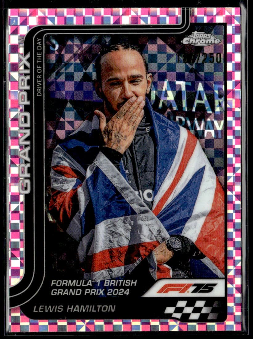 2025 Topps Chrome F1 Lewis Hamilton Grand Prix Driver of the Day #133