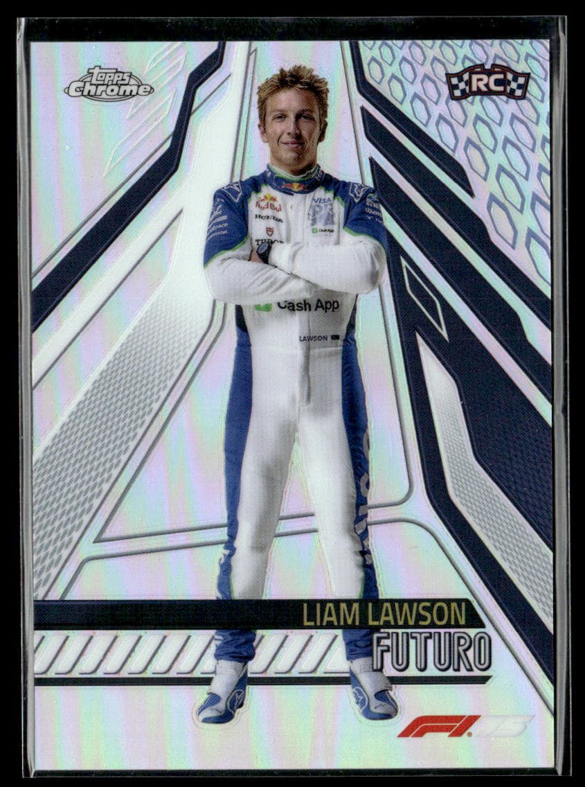 2025 Topps Chrome F1 Liam Lawson Refractor #FUT-1