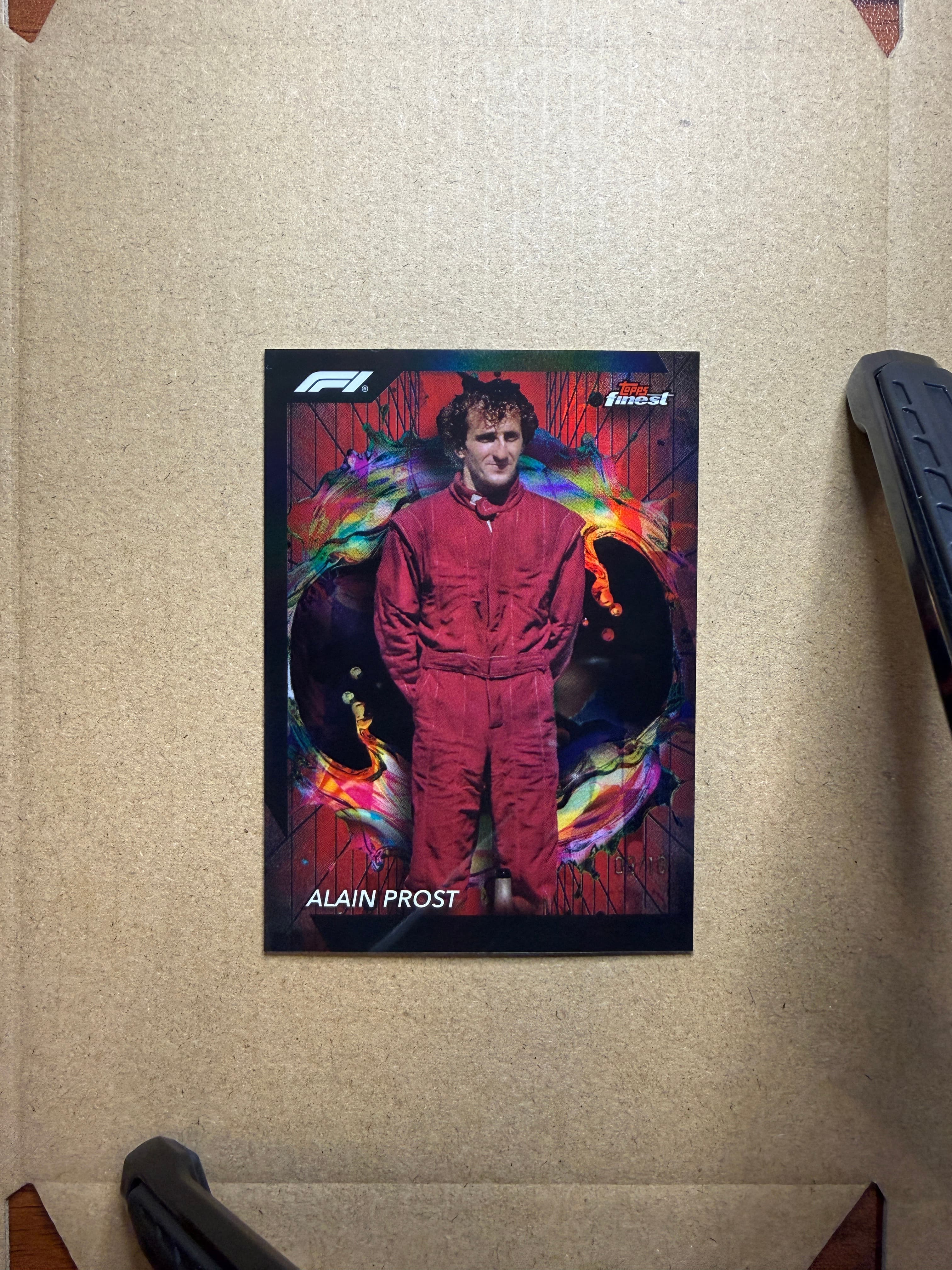2025 Topps Finest F1 Alain Prost #281 /10