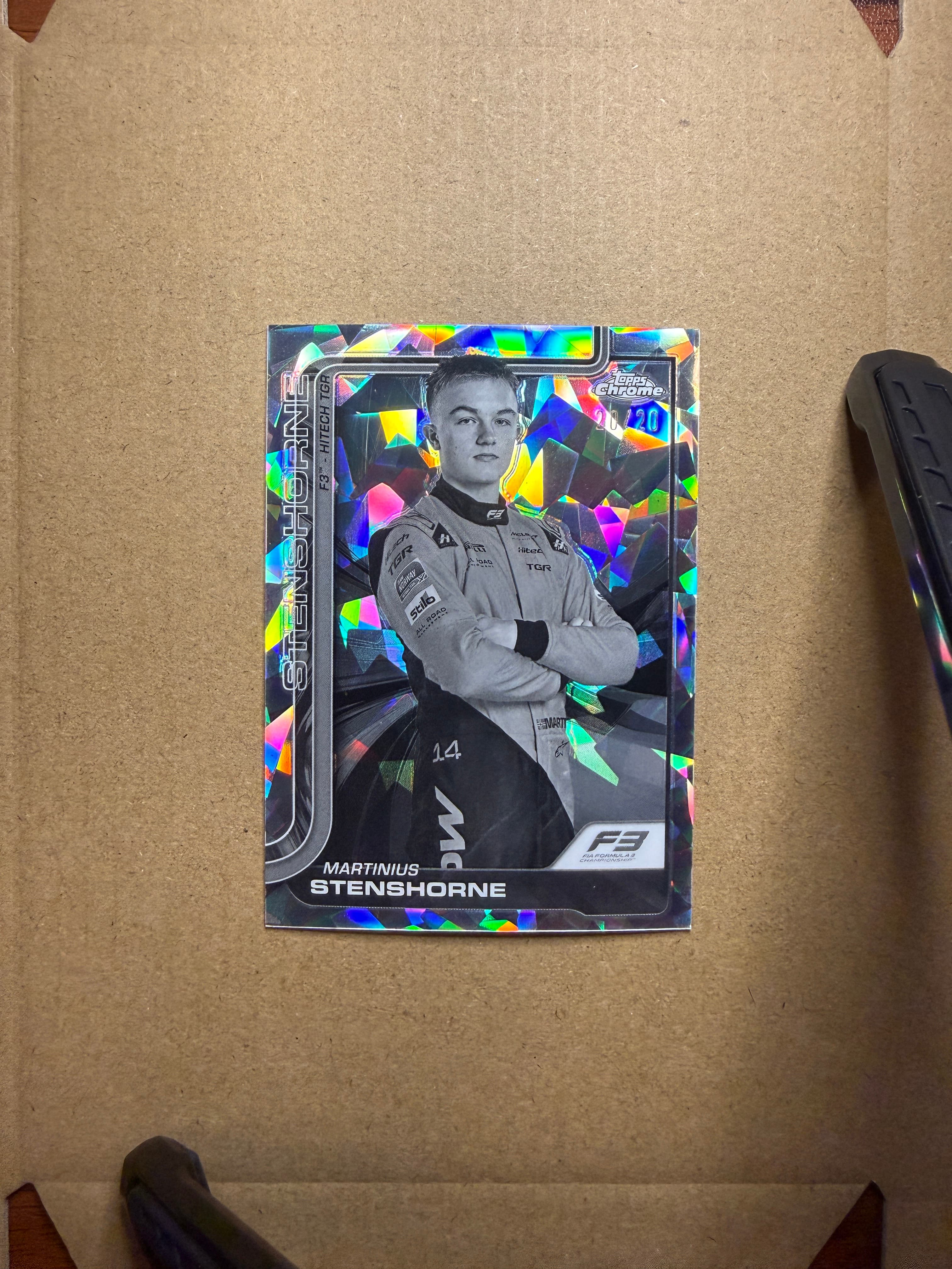 2025 Topps Chrome F1 Martinius Stenshorne Refractor #57