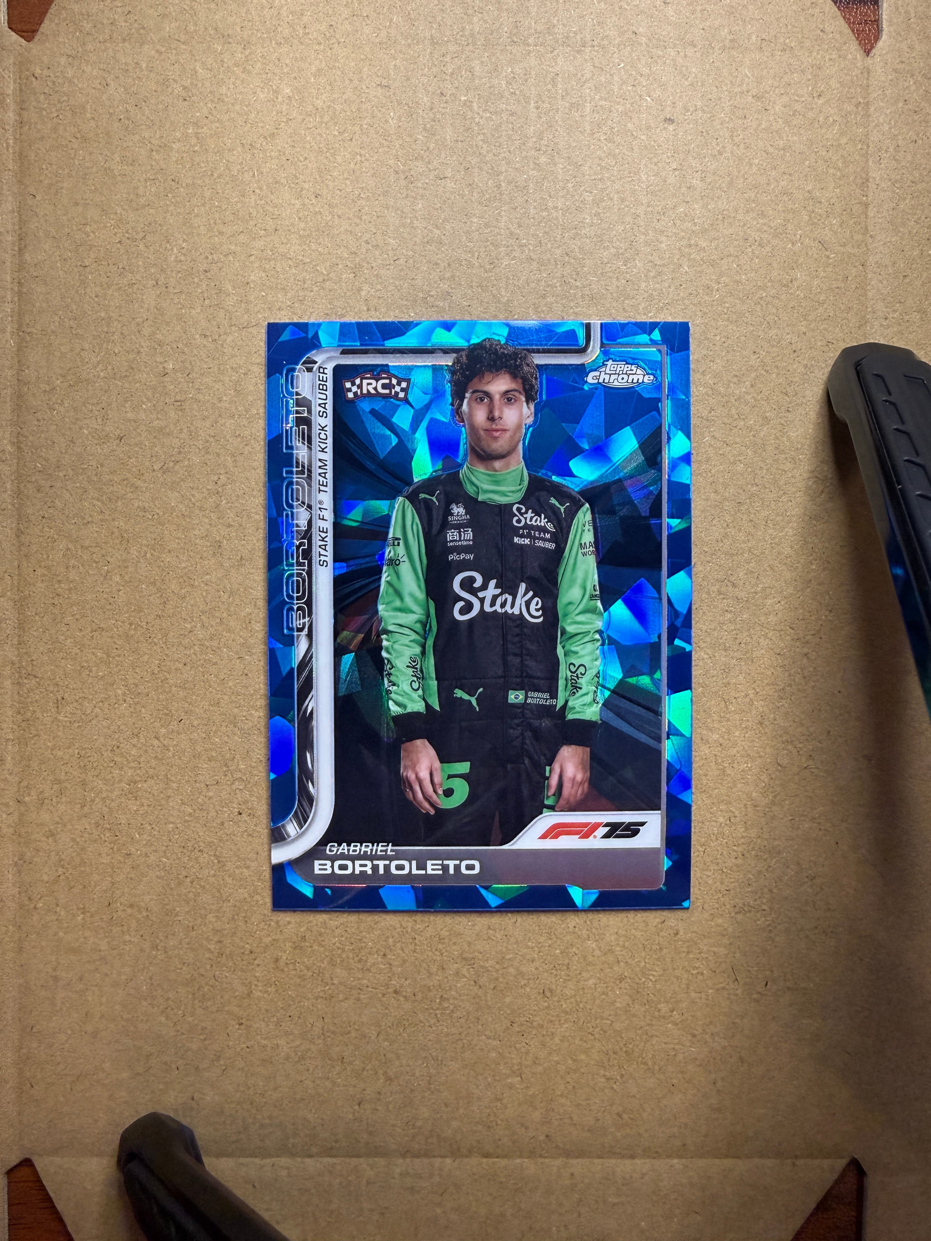 2025 Topps Chrome F1 Gabriel Bortoleto Refractor RC #20
