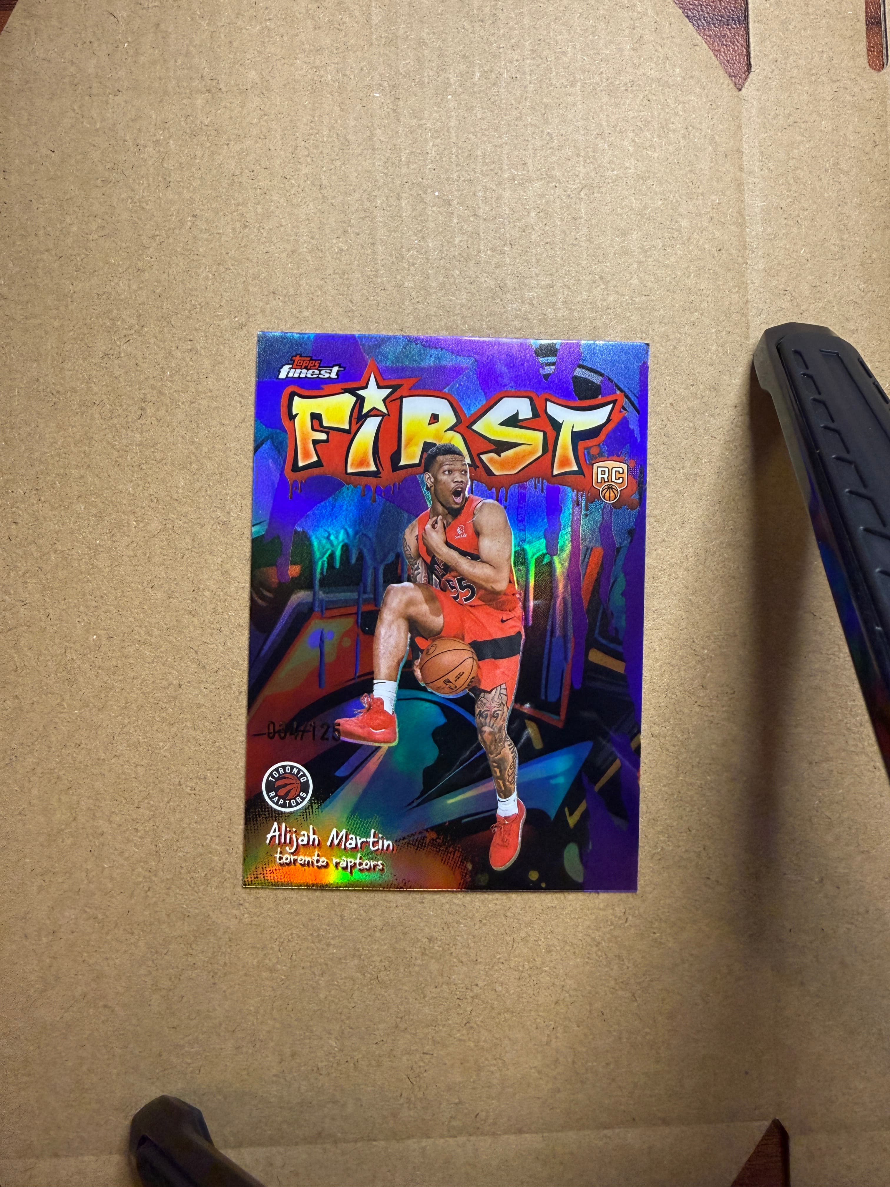 2024 Topps Finest Basketball Alijah Martin RC #F-29 /125