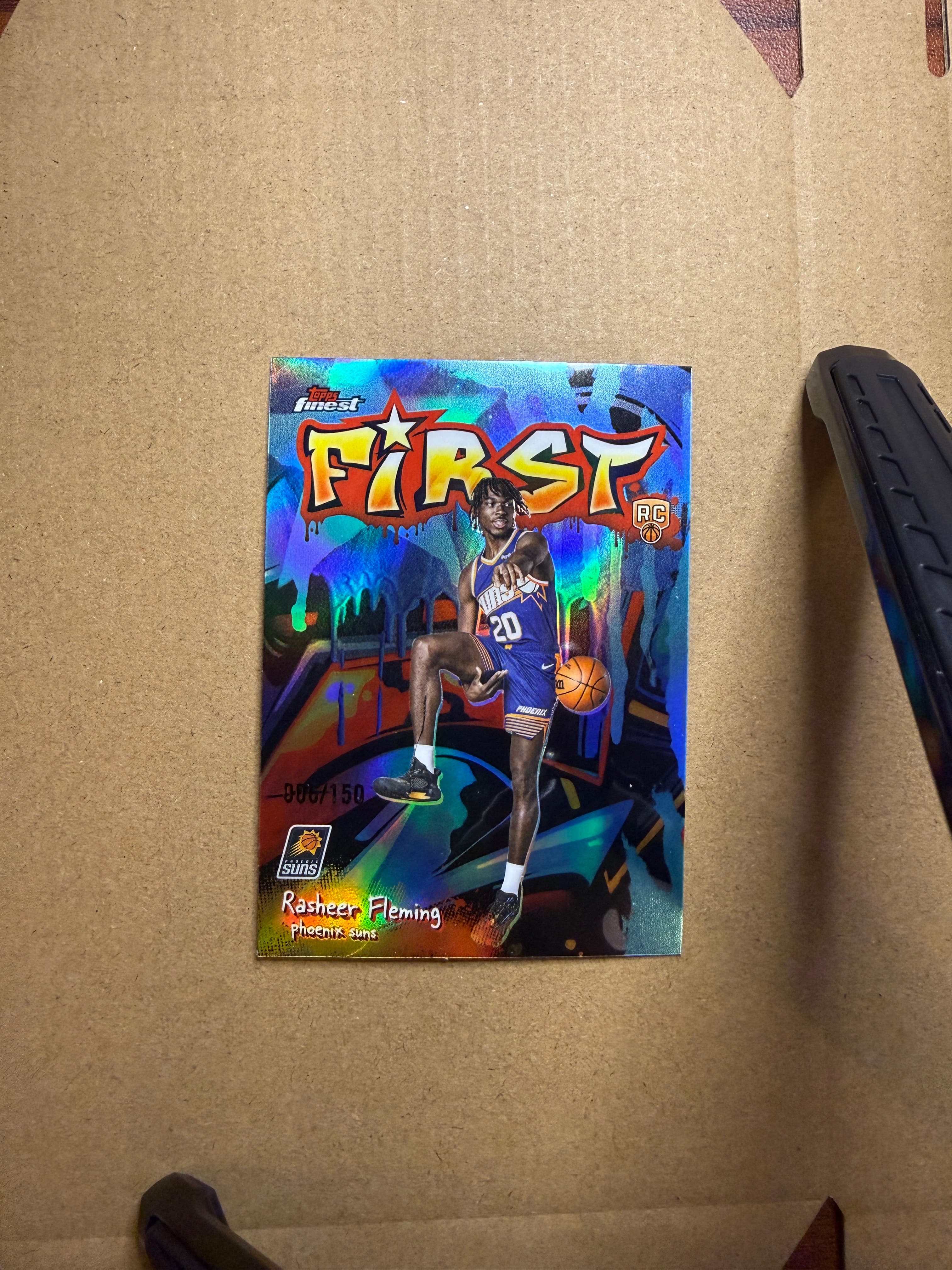 2025 Topps Finest Basketball Rasheer Fleming RC #F-21 /150