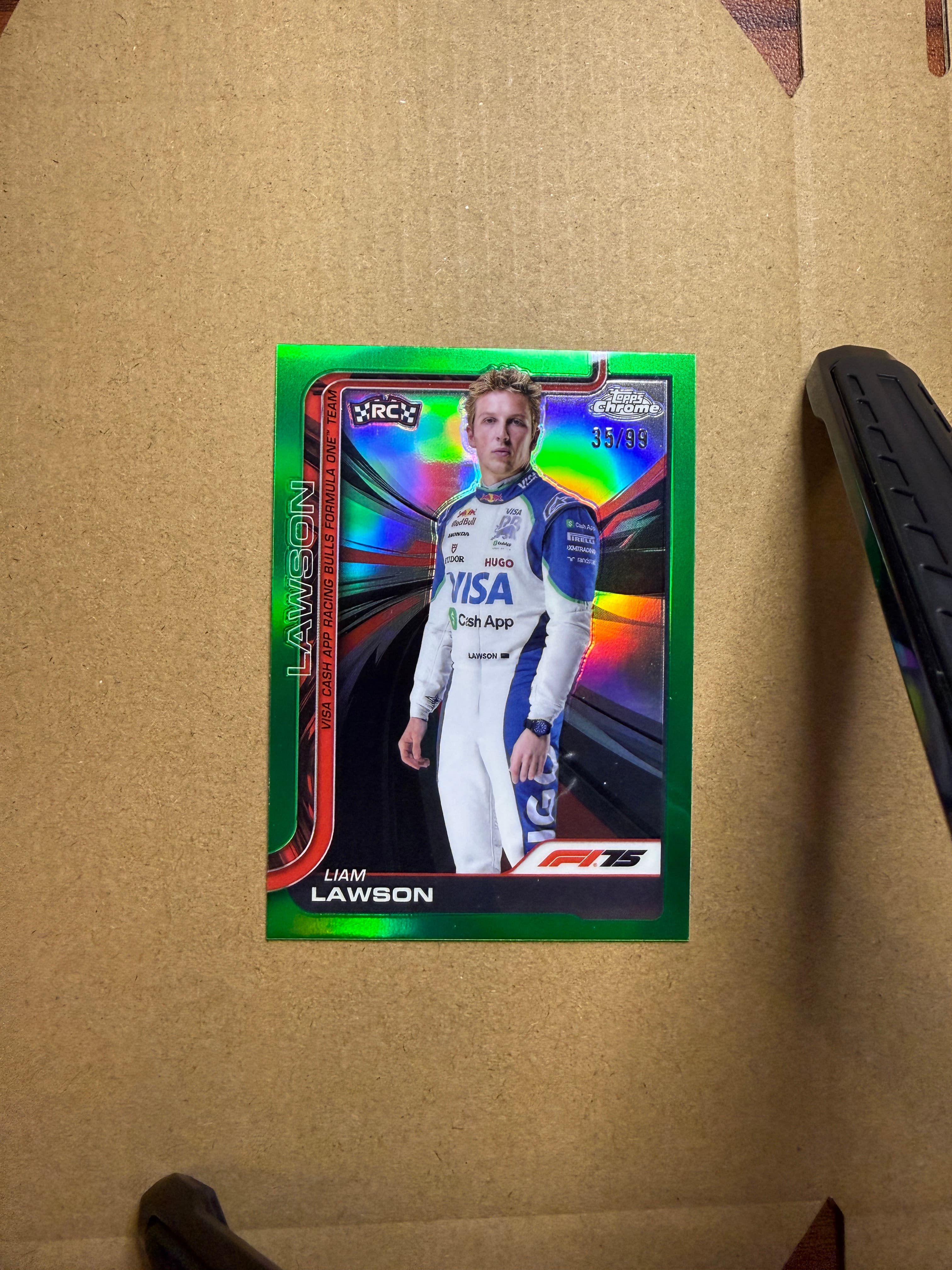 2022 Topps Chrome F1 Liam Lawson RC #11 /99