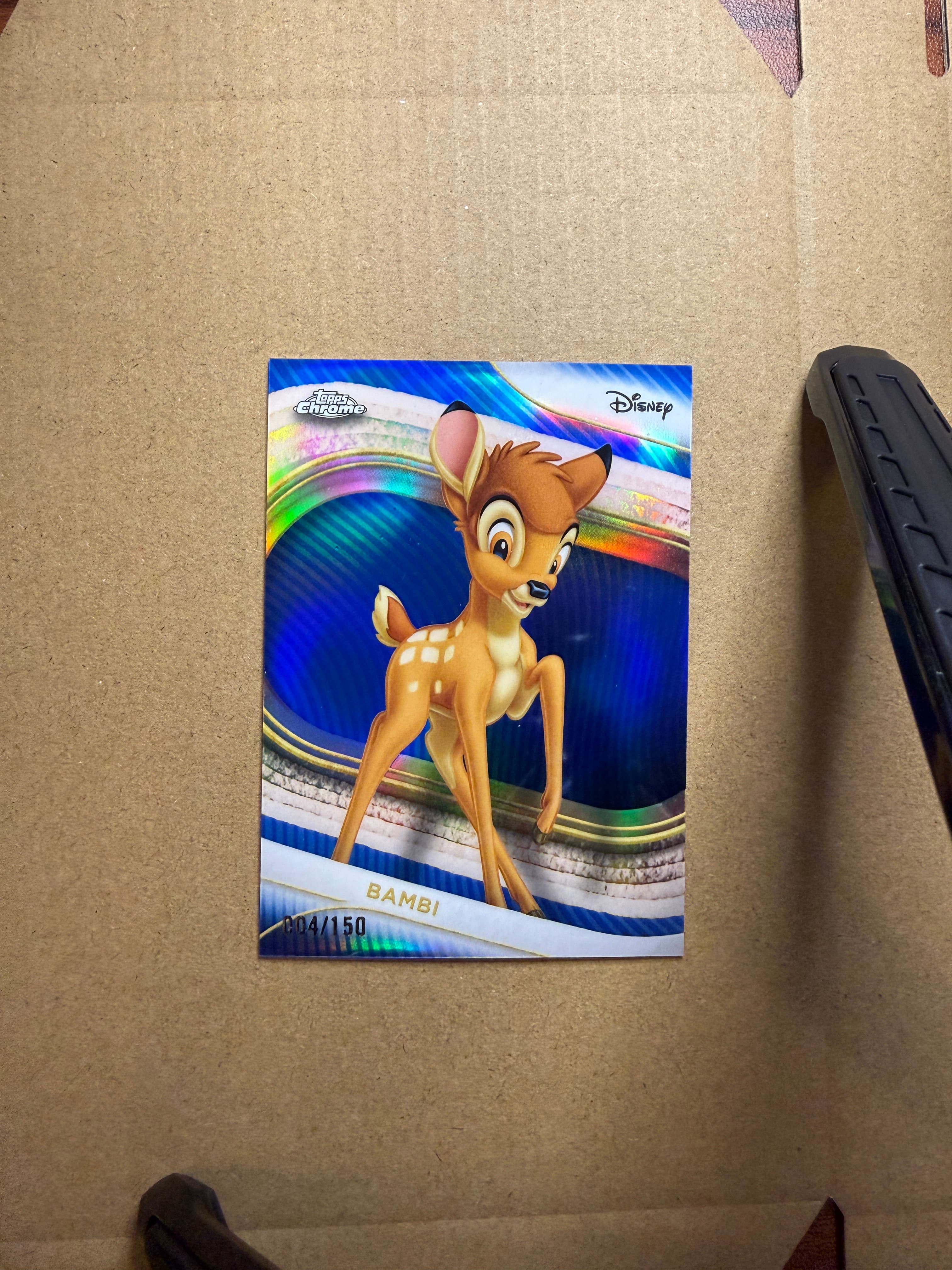 2025 Topps Chrome Disney Bambi Refractor #7 /150