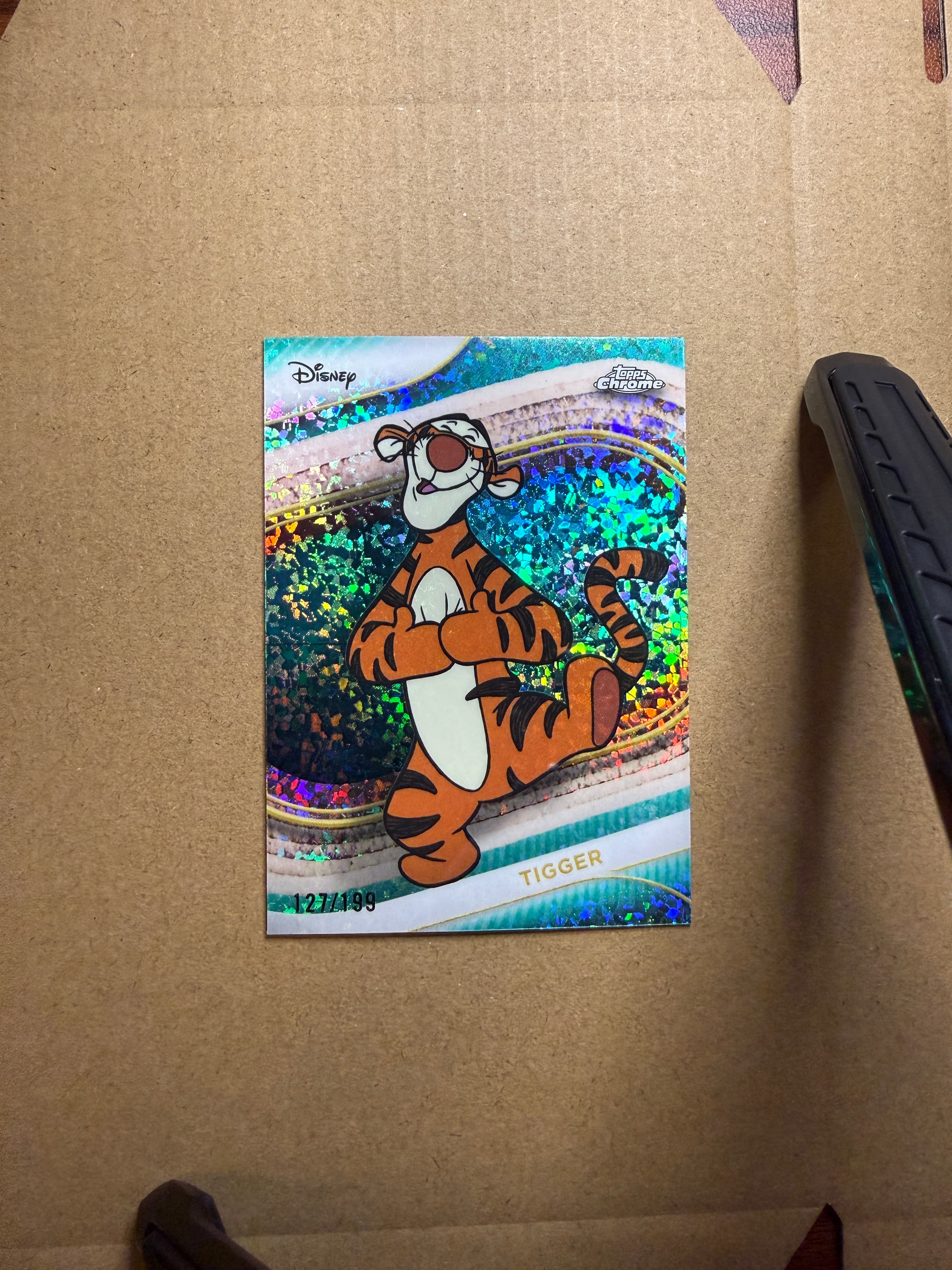 2025 Topps Chrome Disney Tigger \ #142 /199