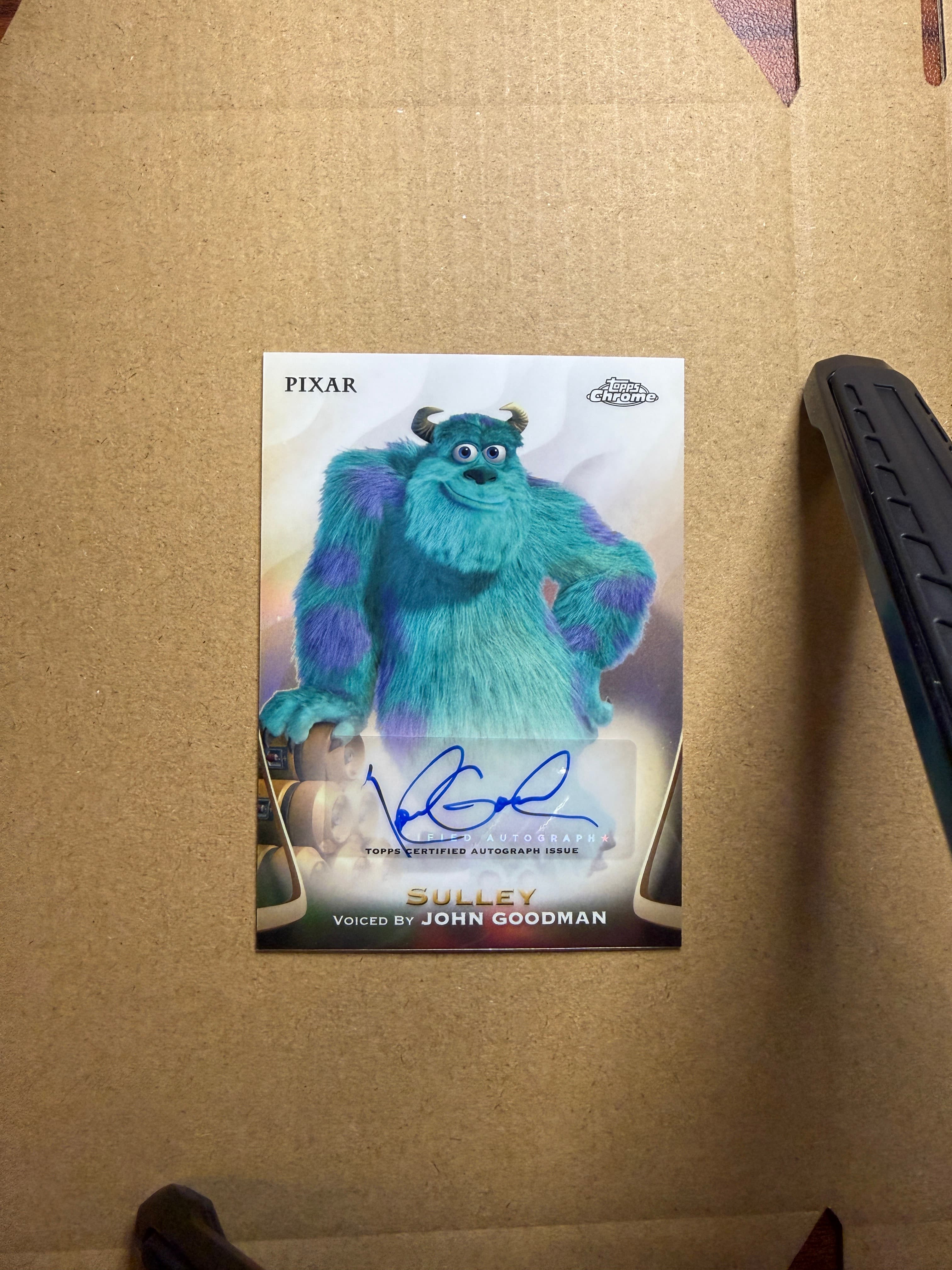 2025 Topps Chrome Pixar Golf Sulley Auto #AA-GO