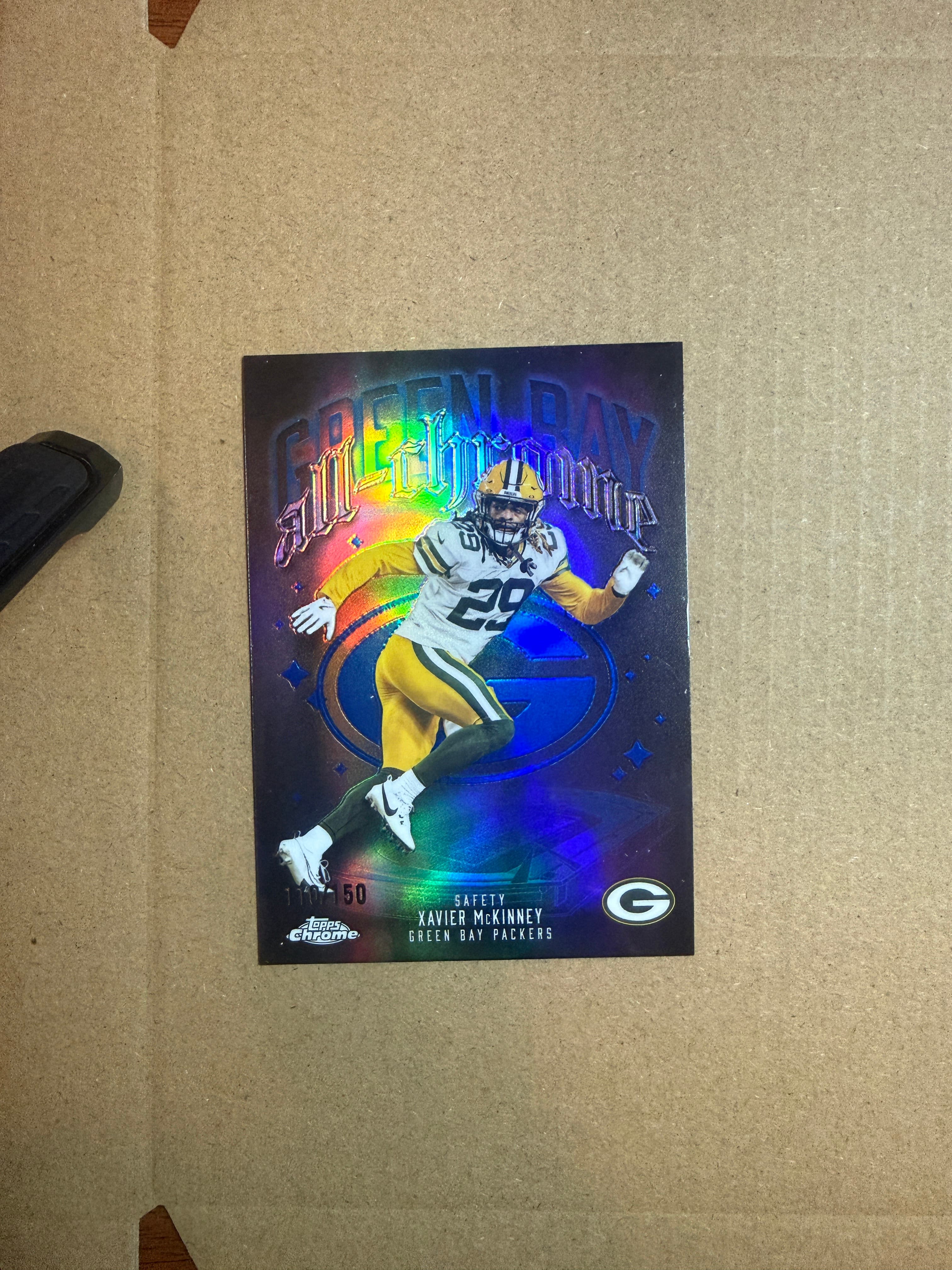 2025 Topps Chrome Football Xavier McKinney All Chrome #ACT-24 /150