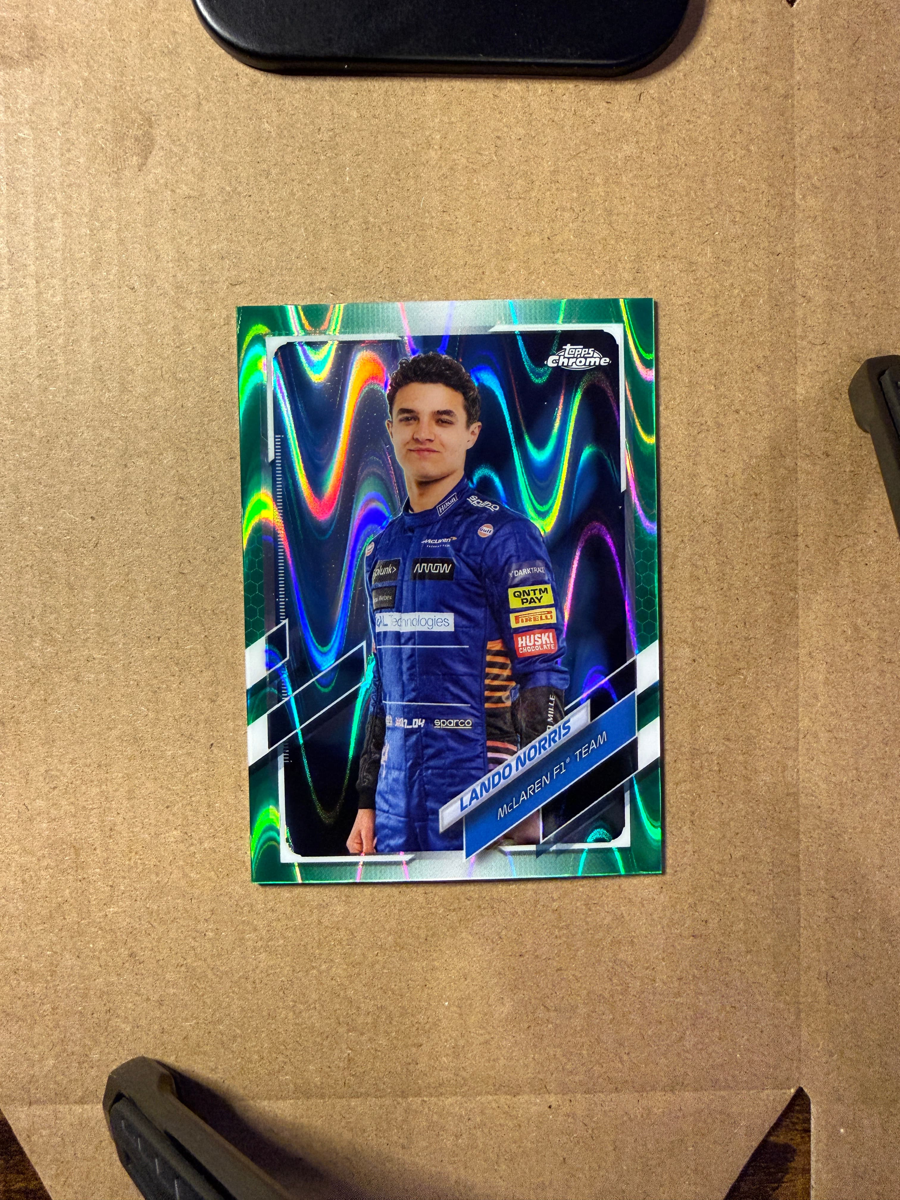 2021 Topps Chrome F1 Lando Norris #6 /99