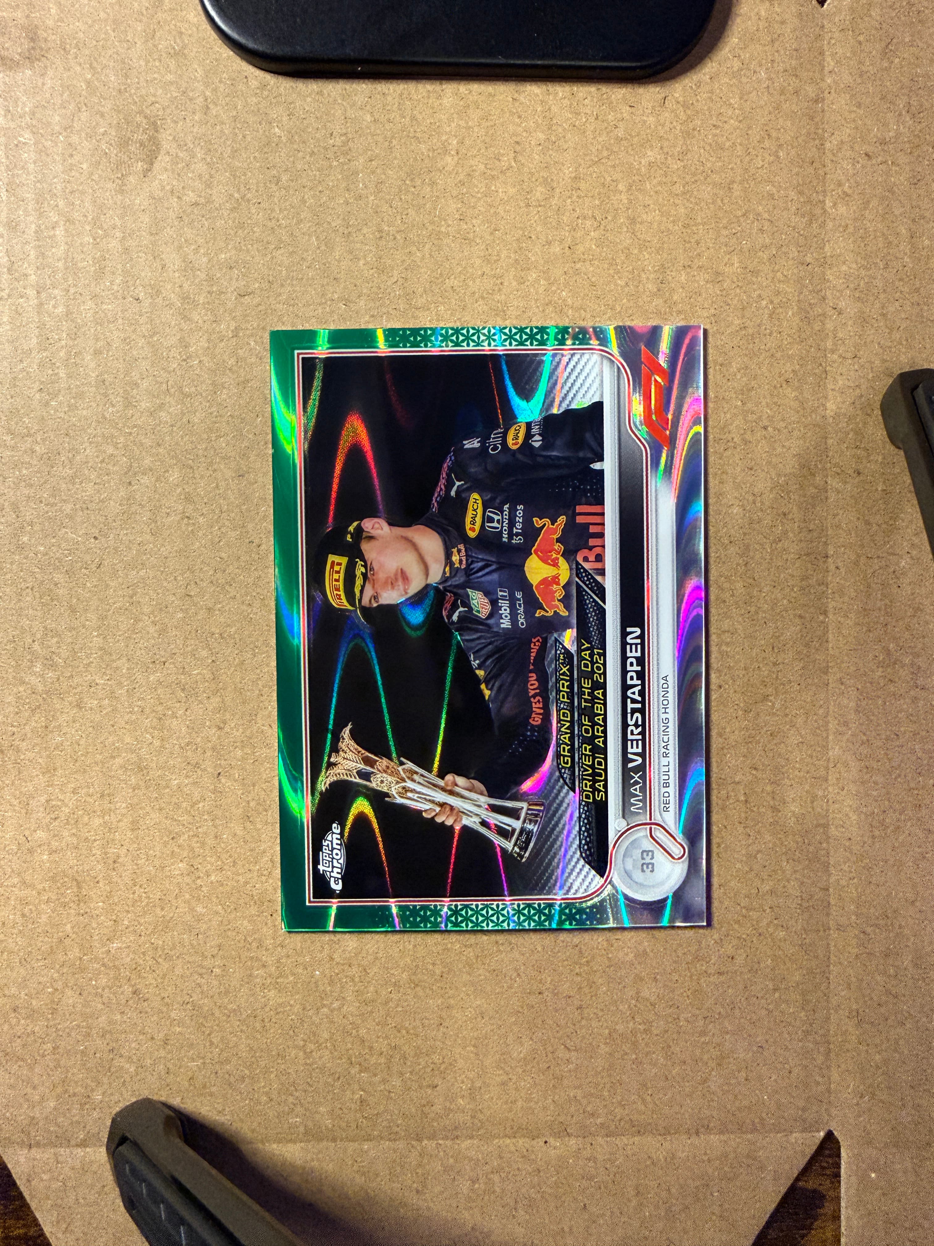 2022 Topps Chrome F1 Max Verstappen #192 /99