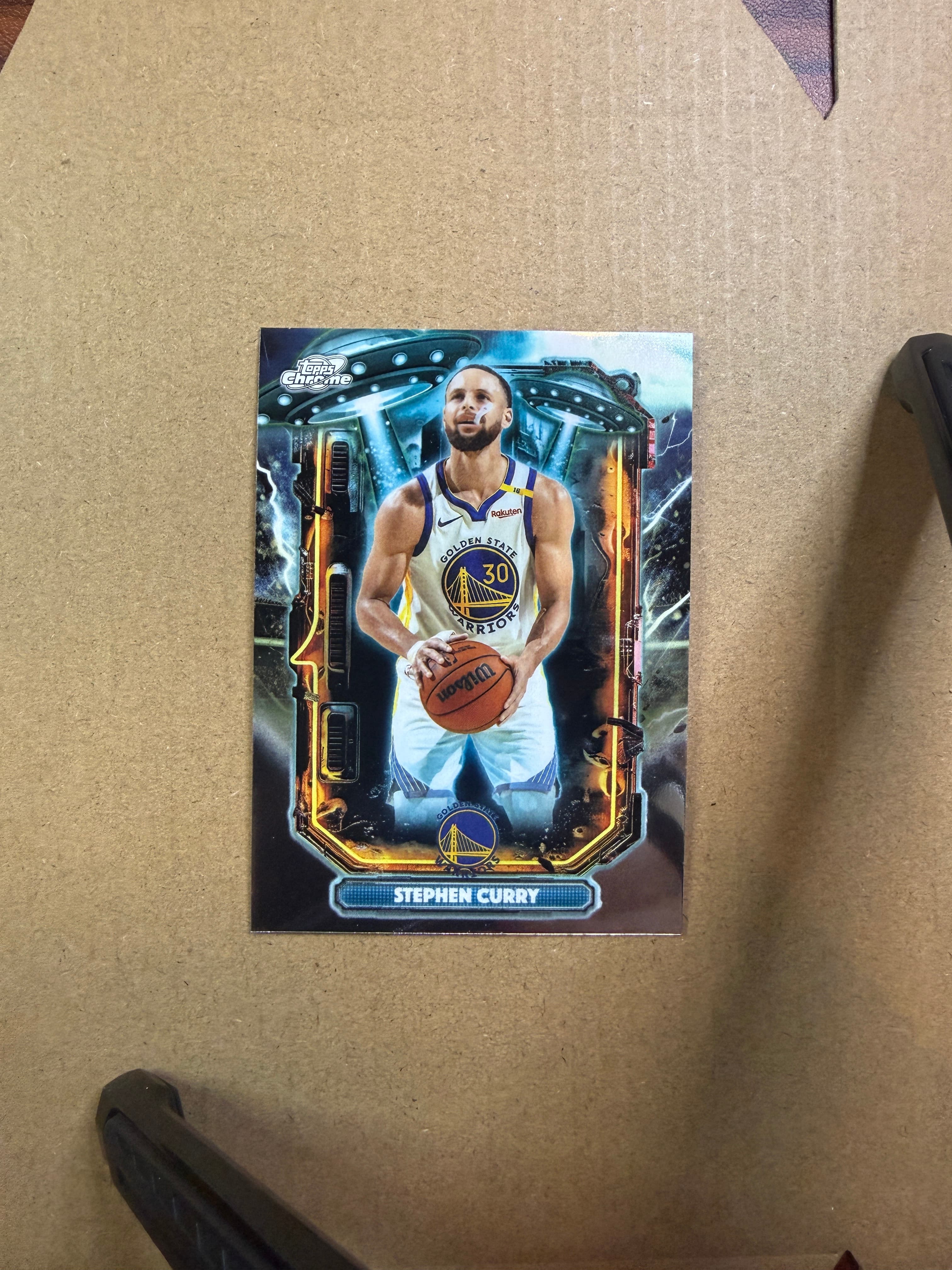2025 Topps Chrome Cosmic Basketball Stephen Curry #ET-5