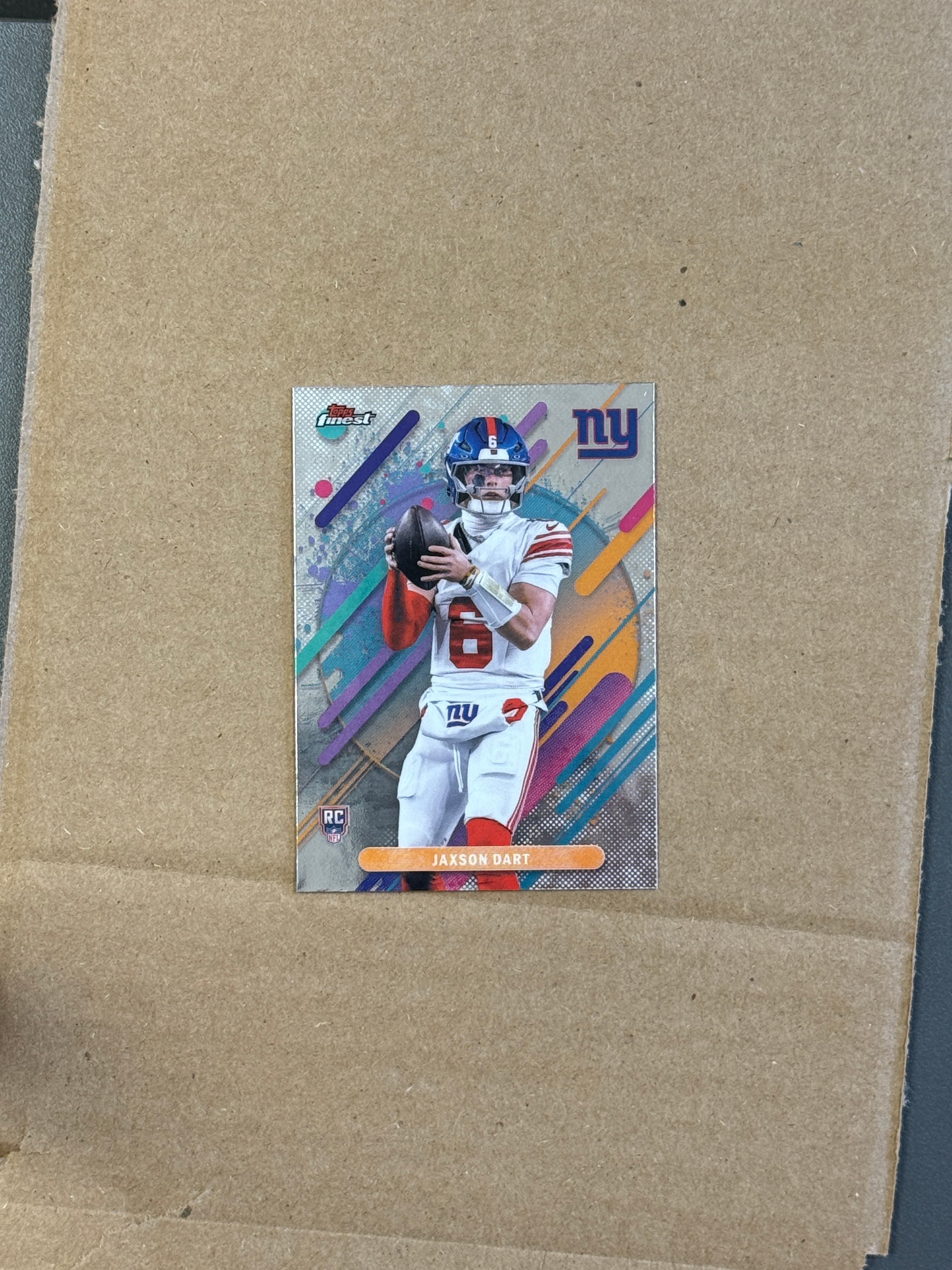 2025 Topps Finest Football Jaxson Dart RC #202