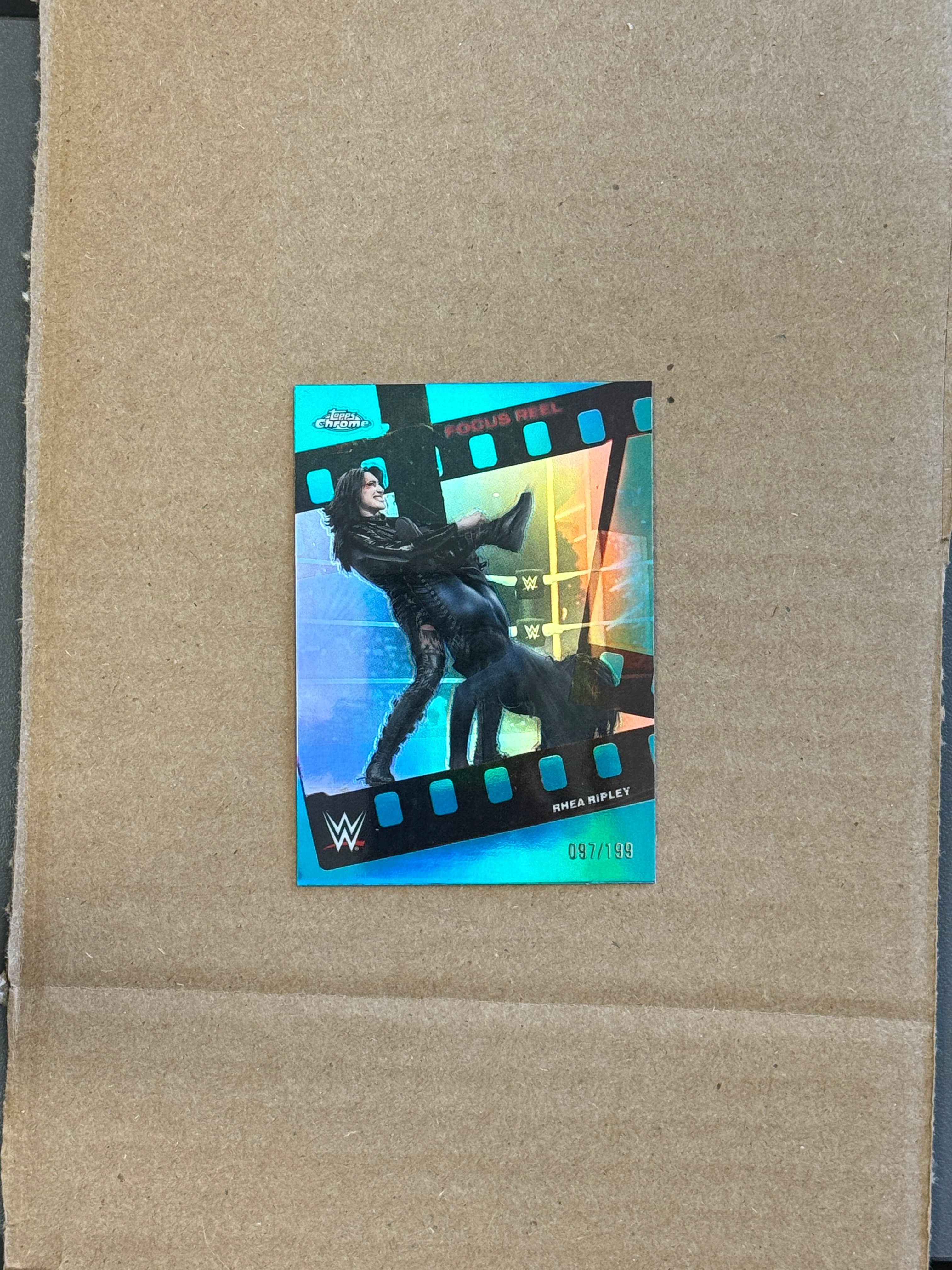2026 Topps Chrome WWE Rhea Ripley Focus Reel #FR-29 /199