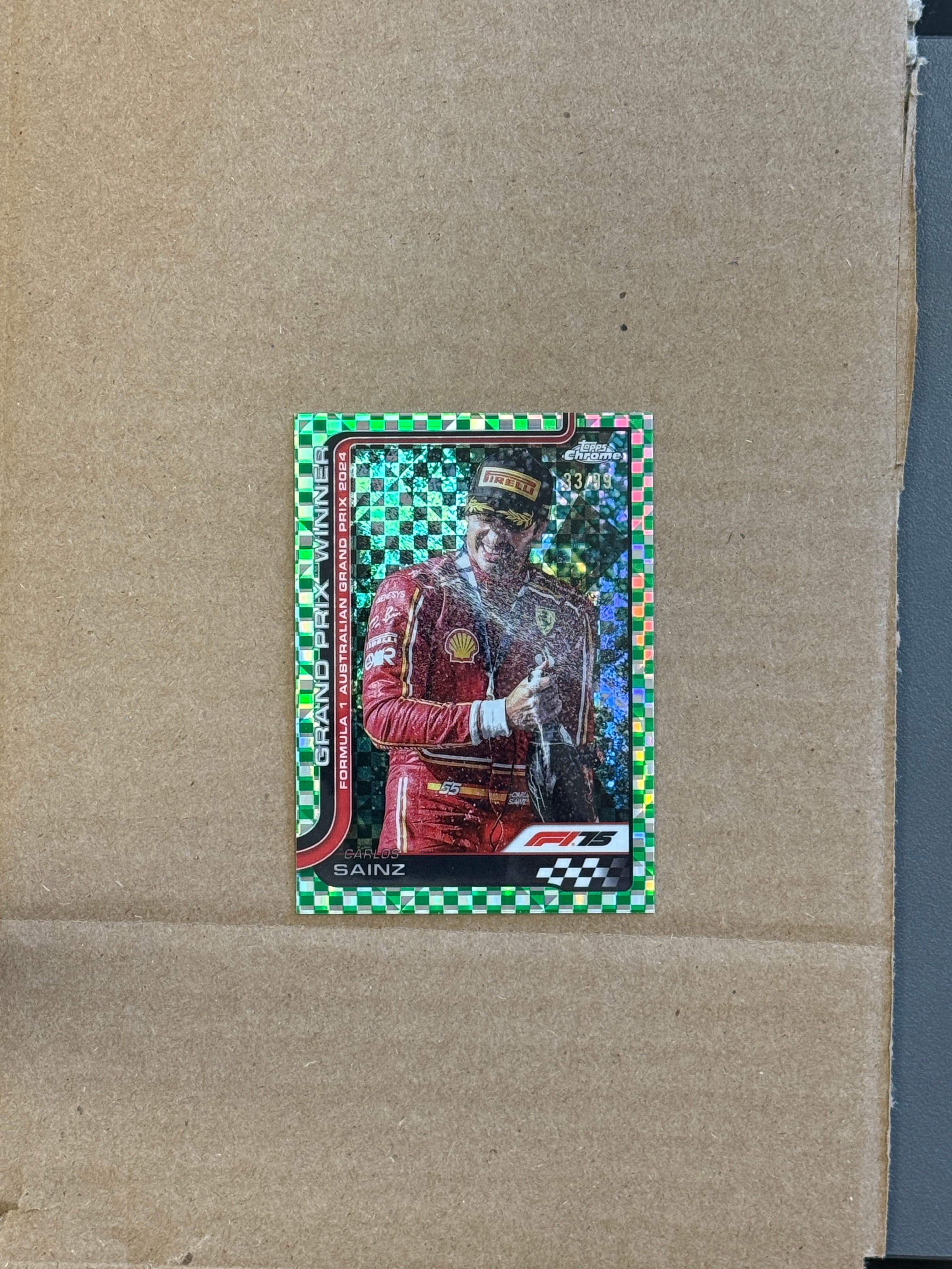 2025 Topps Chrome F1 Carlos Sainz #95 /99