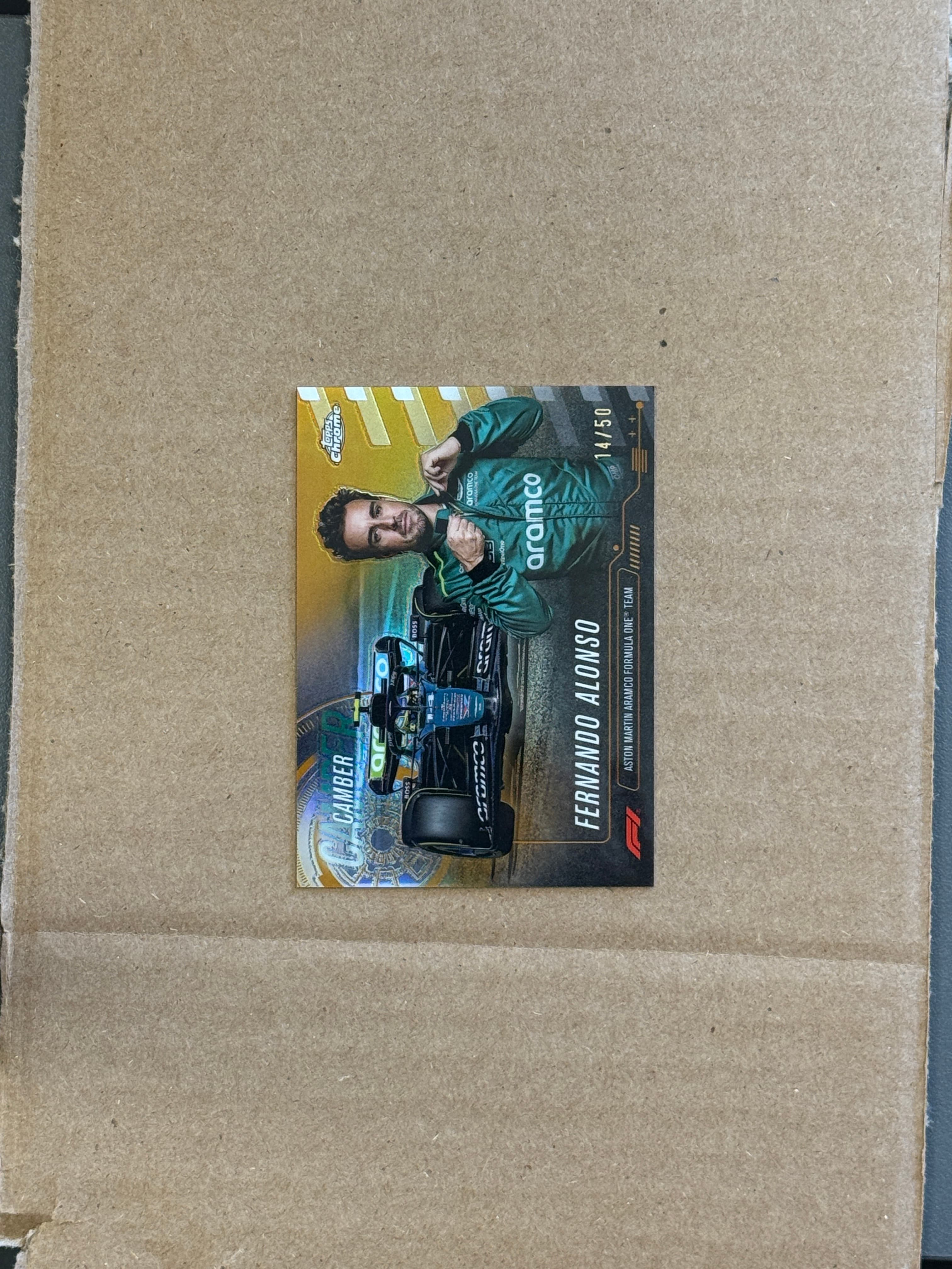 2024 Topps F1 Fernando Alonso Camber /50