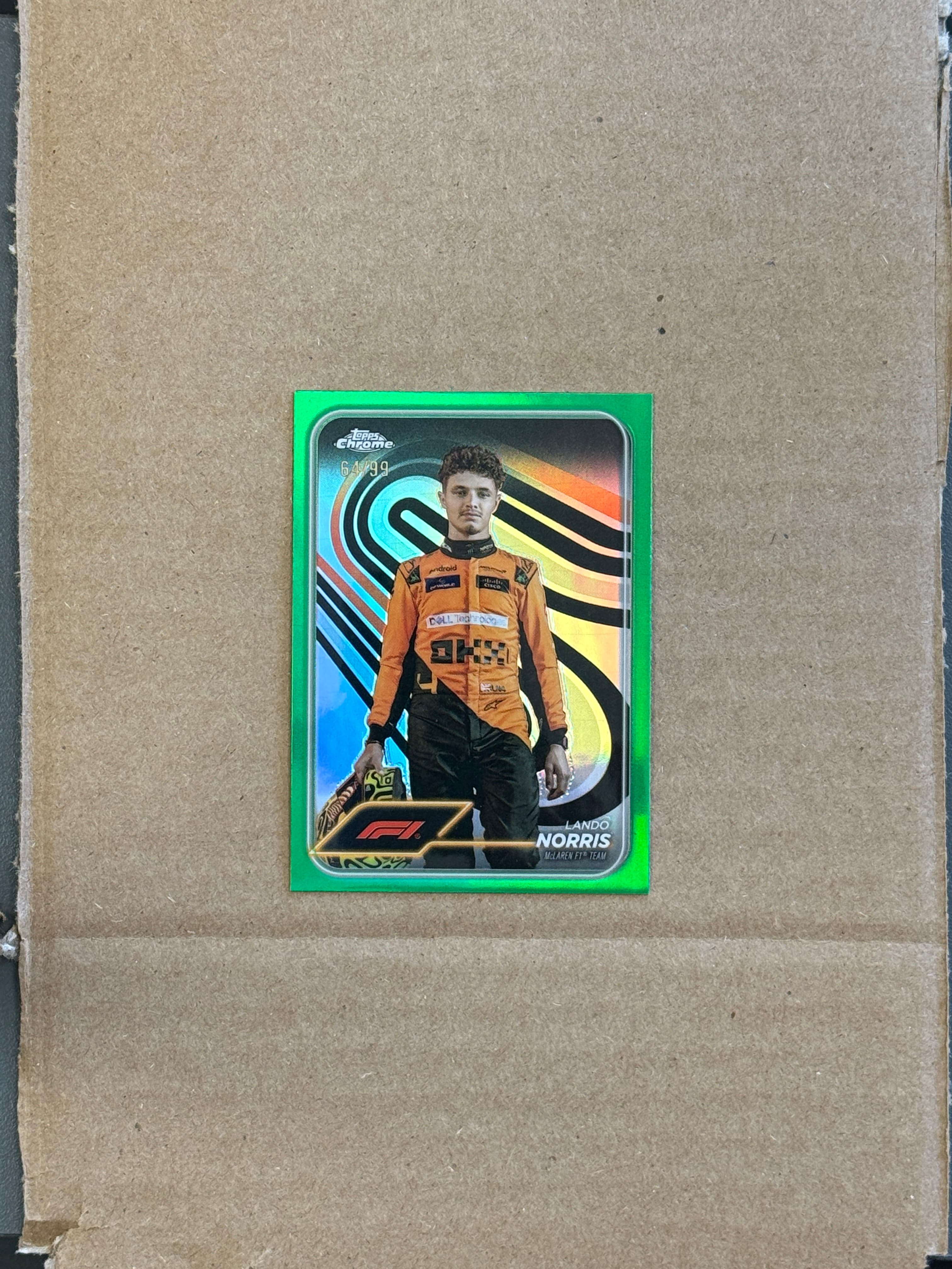 2024 Topps Chrome F1 Lando Norris #7 /99
