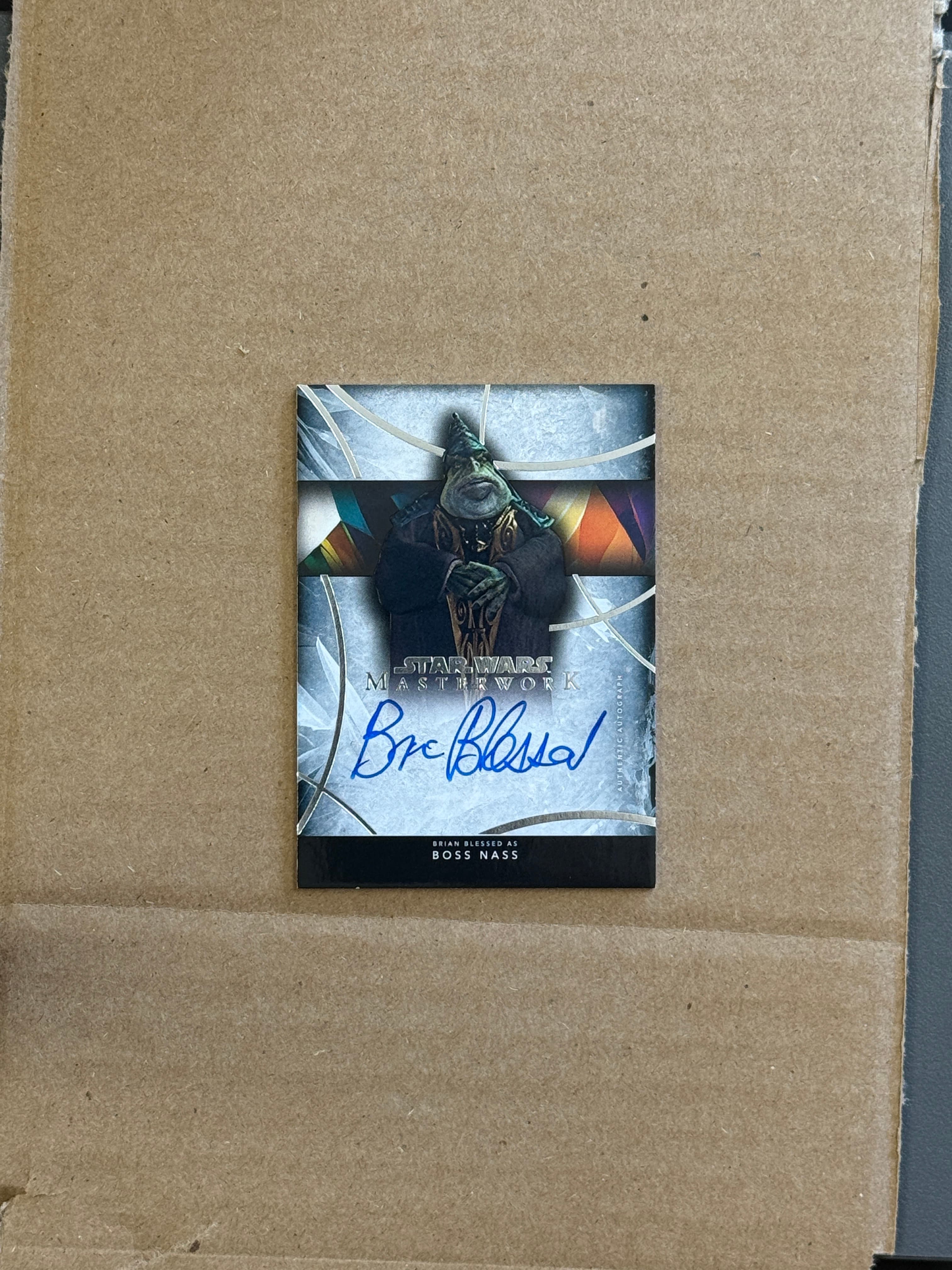Topps Star Wars Masterwork Brian Blessed as Boss Nass Auto #A-B