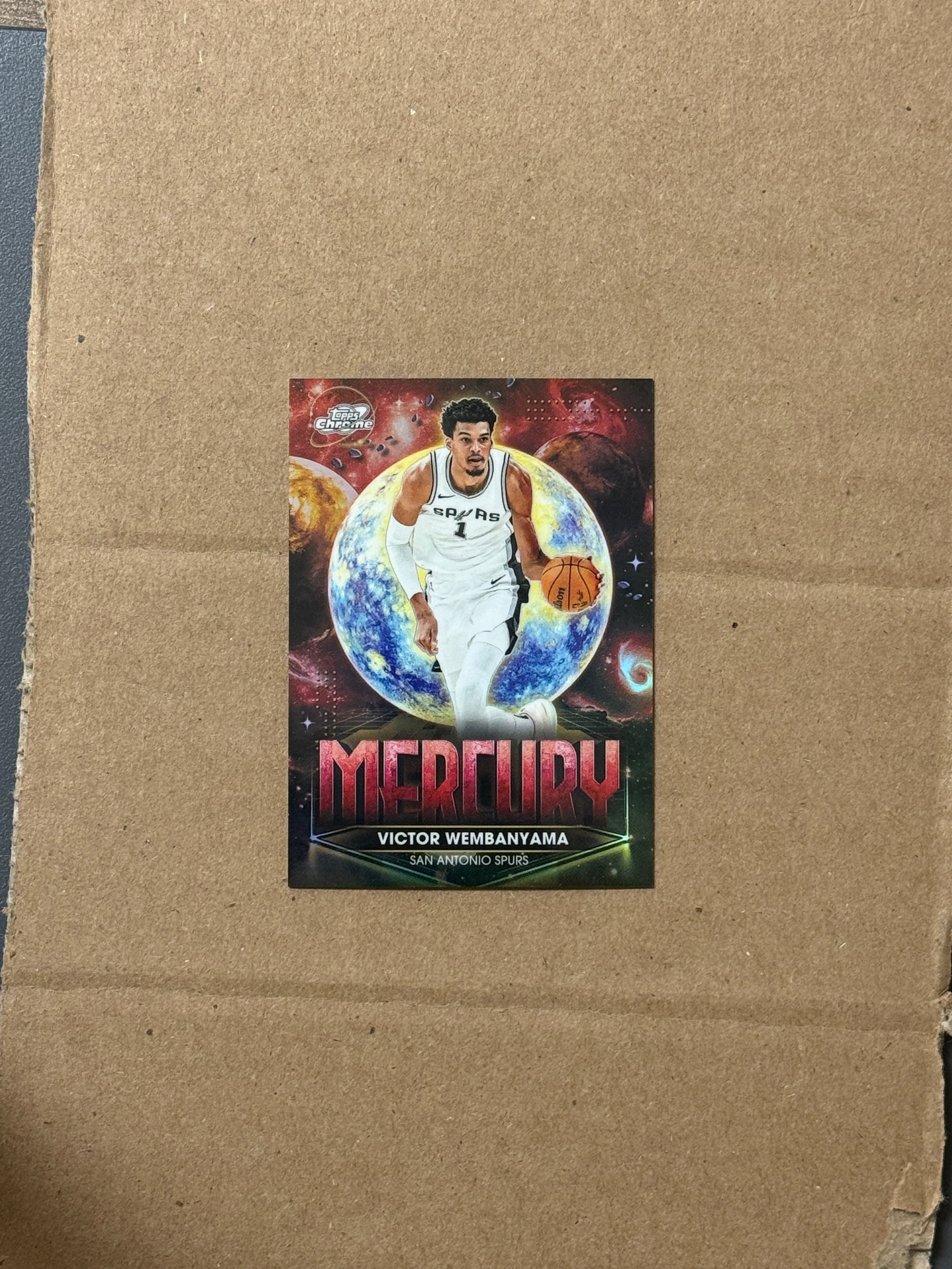 2025 Topps Chrome Cosmic Basketball Victor Wembanyama Mercury #PPM-6