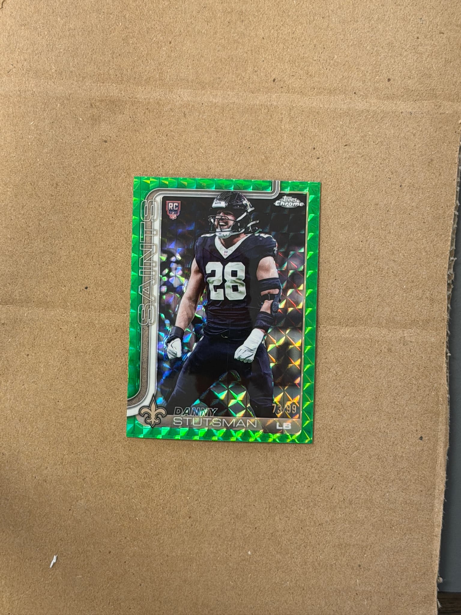 2025 Topps Chrome Danny Stutsman RC #373 /99