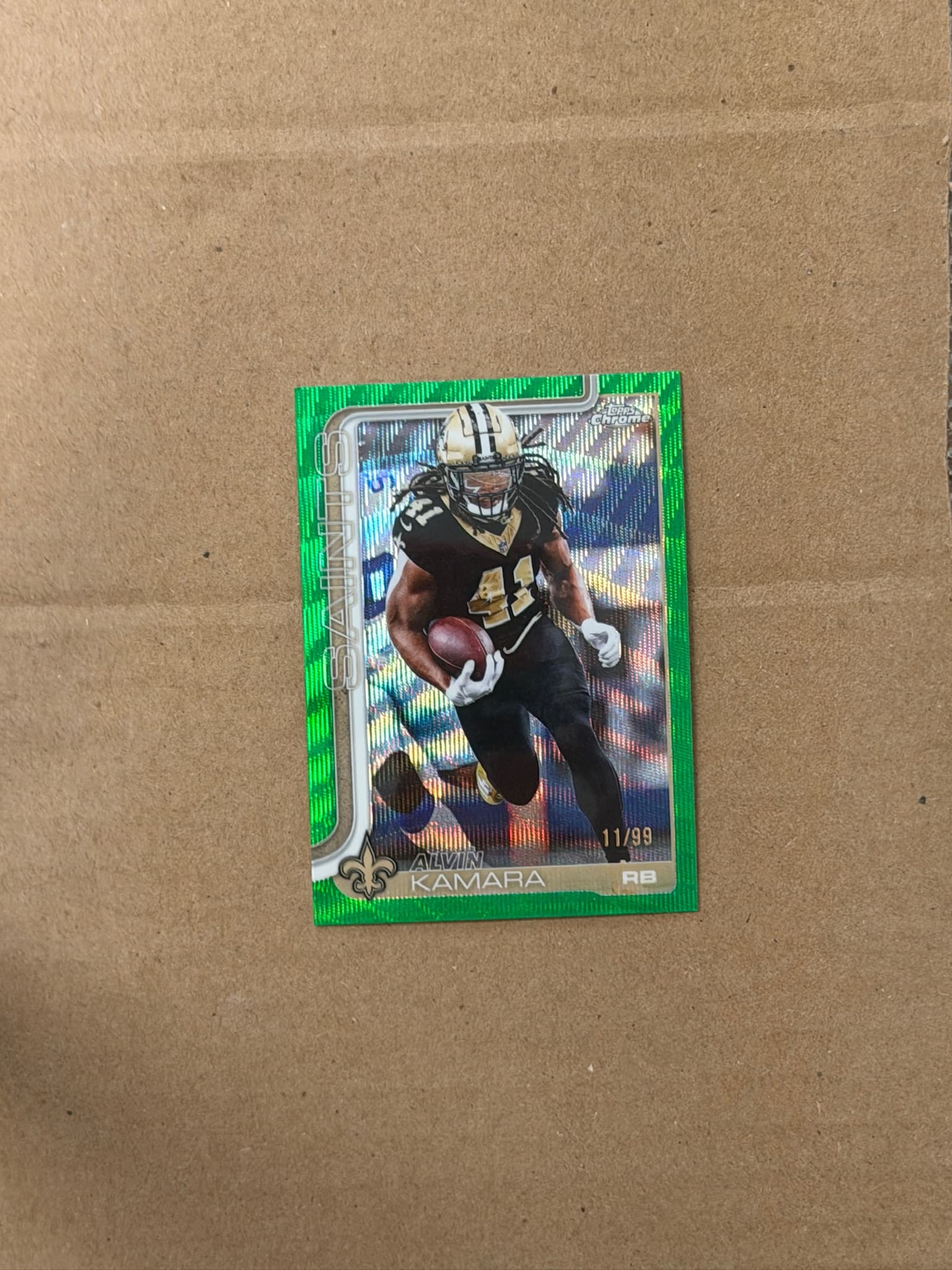 2025 Topps Chrome Alvin Kamara Wave #215 /99