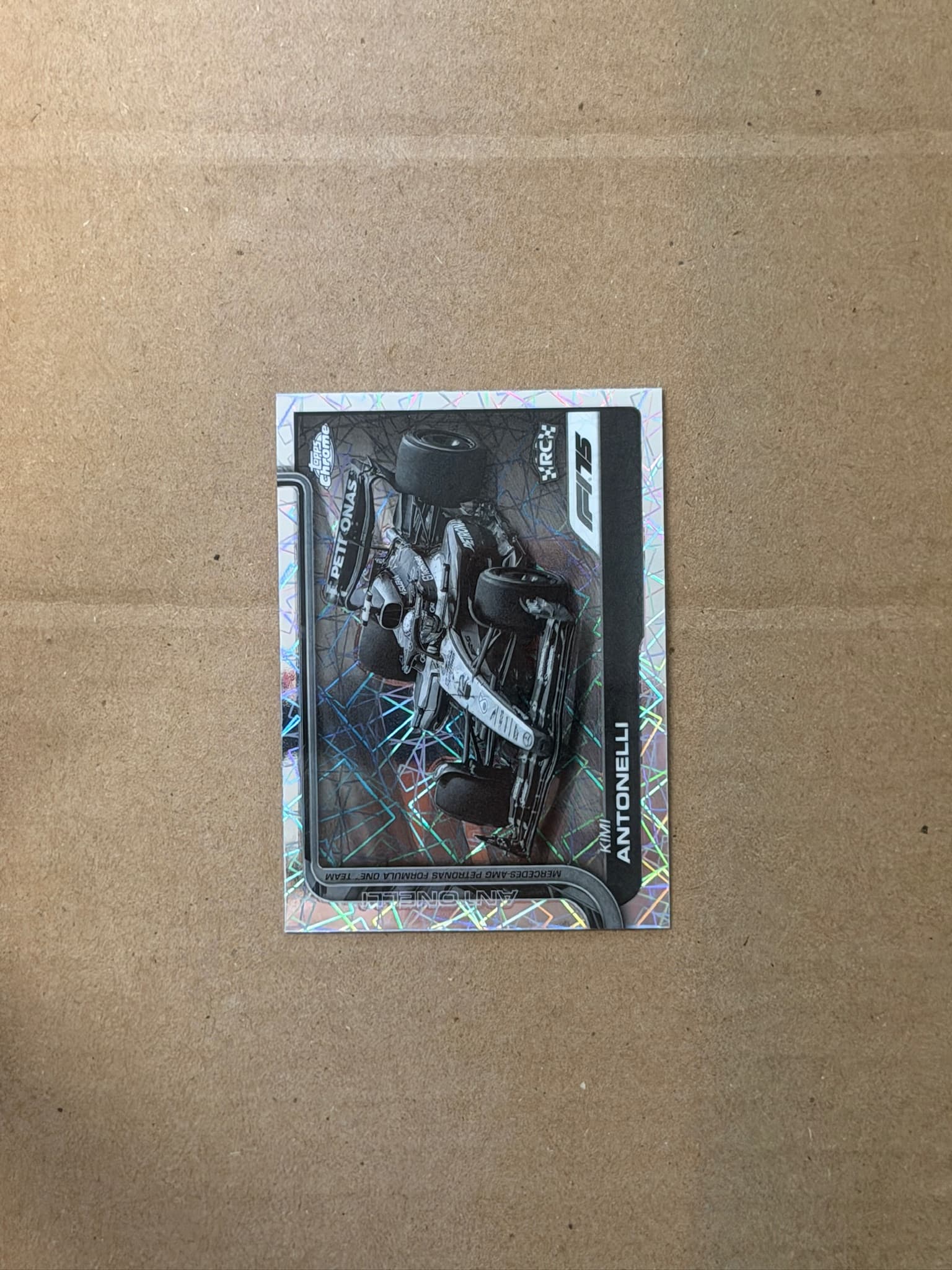 2025 Topps Chrome Kimi Antonelli Laser RC #80