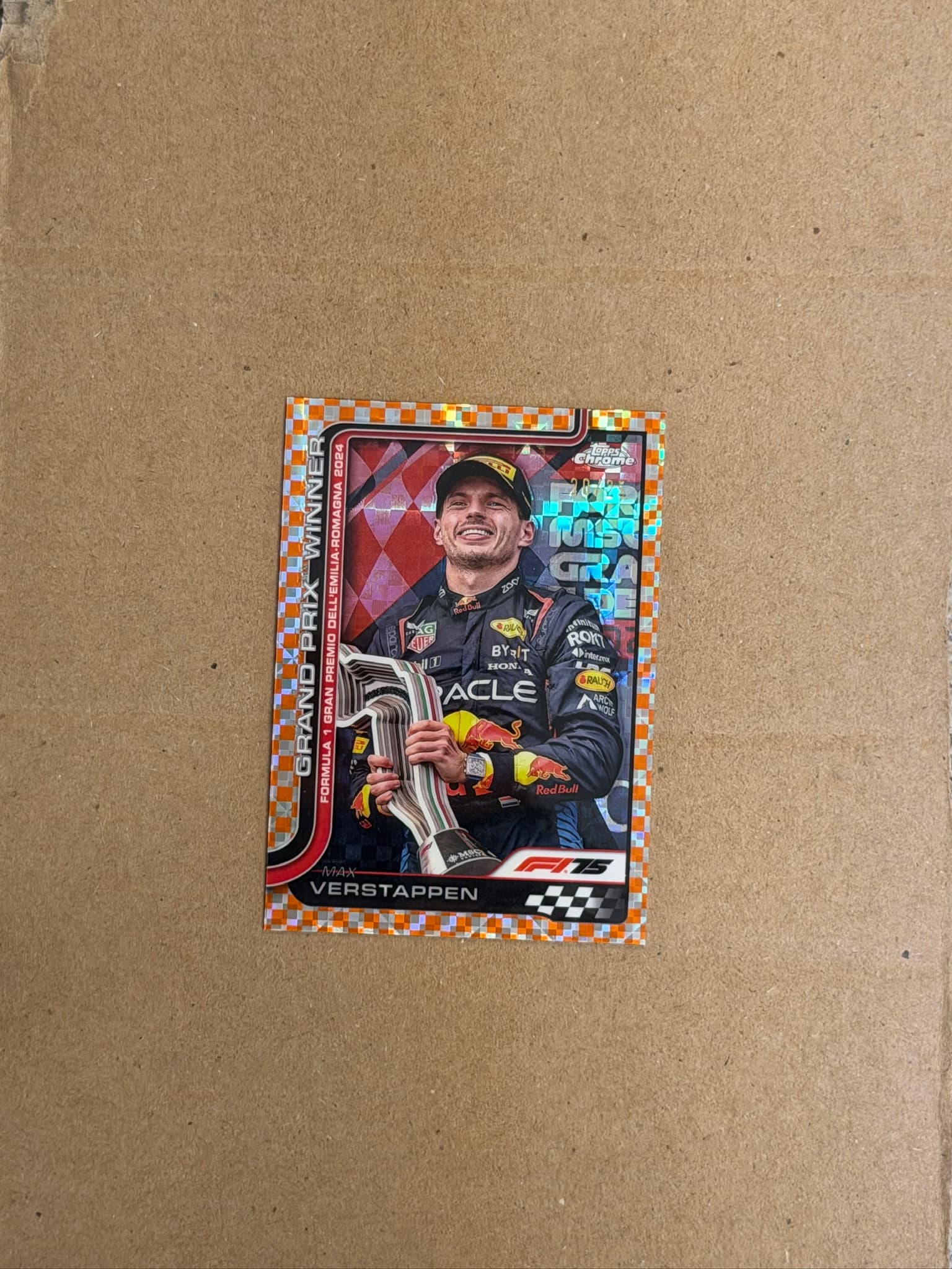 2025 Topps Chrome Max Verstappen #99 /25