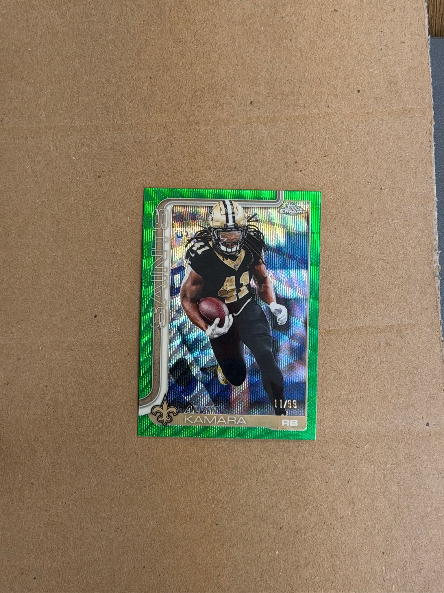 2025 Topps Chrome Alvin Kamara #215 /99
