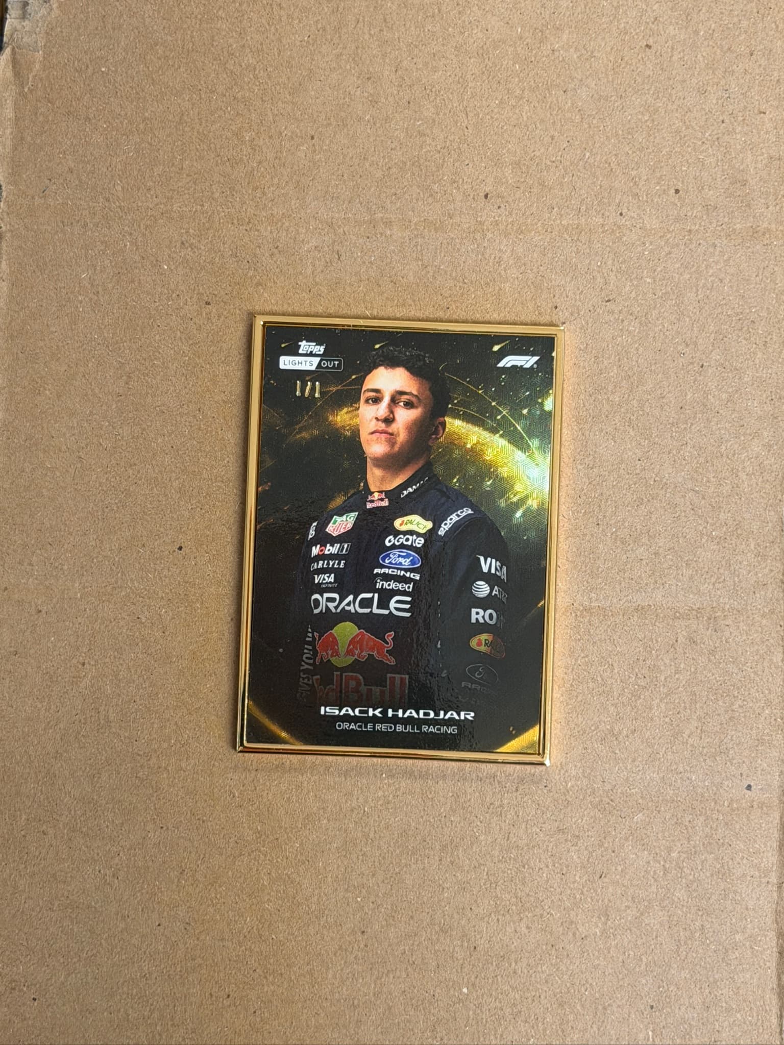2026 Topps Lights Out Isack Hadjar /1