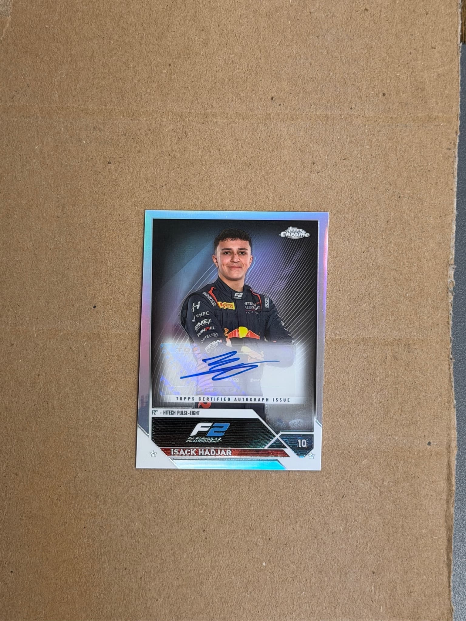 2023 Topps Chrome Formula 1 Isack Hadjar Auto #CAC-IH
