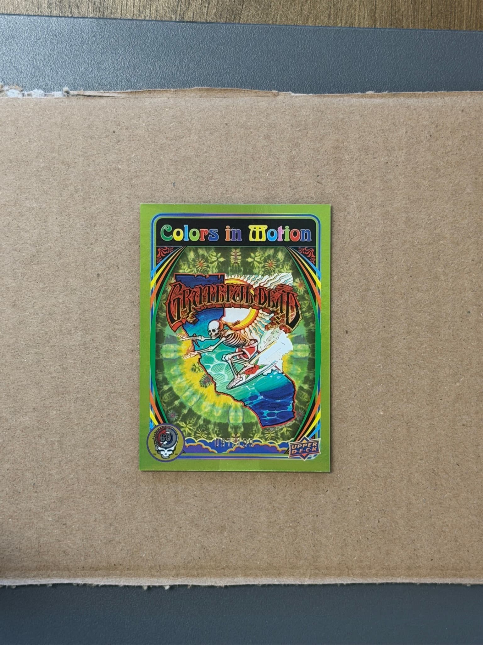 2025 Upper Deck Grateful Dead 60 Years Grateful Dead Dancing #22 /199