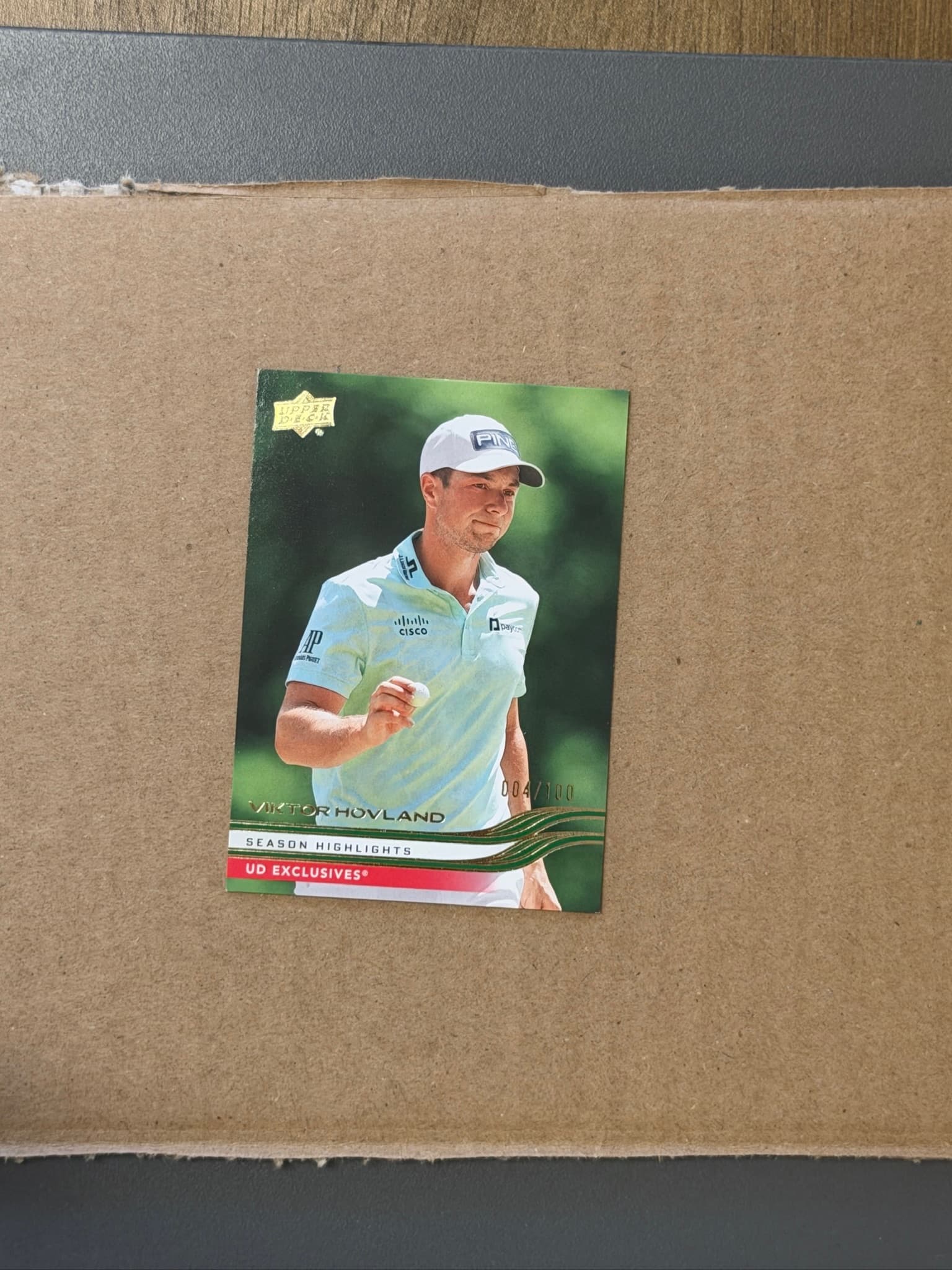 2026 Topps Golf Viktor Hovland #46 /100