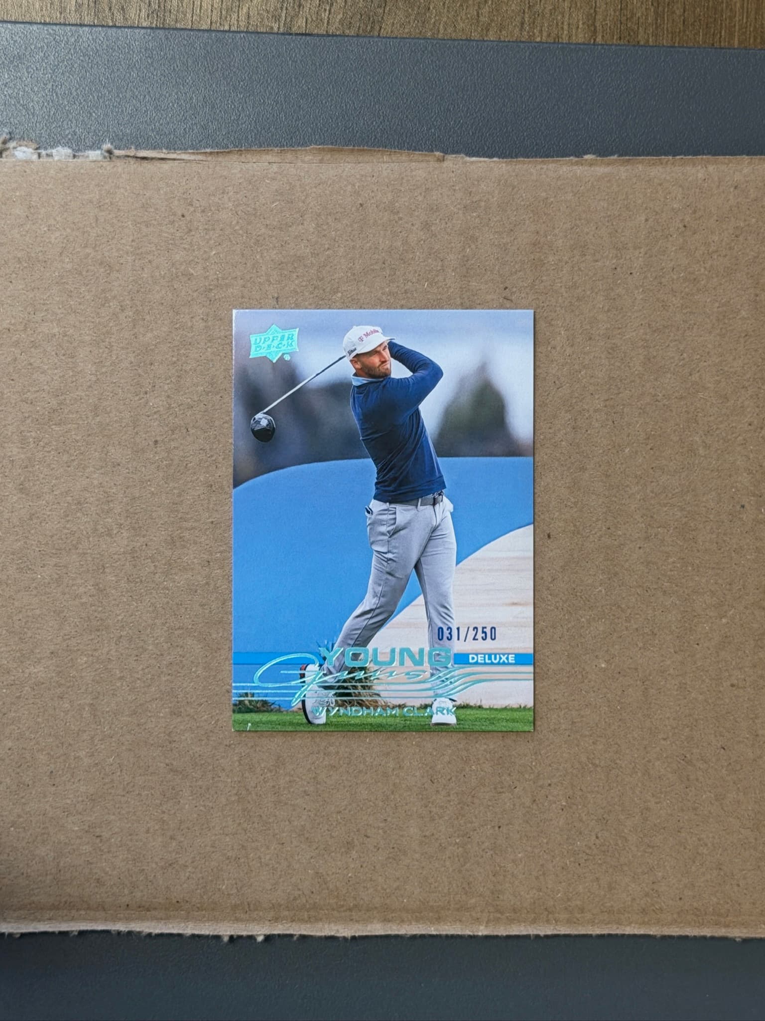 2026 Topps Golf Wyndham Clark Young Guns Deluxe #103 /250