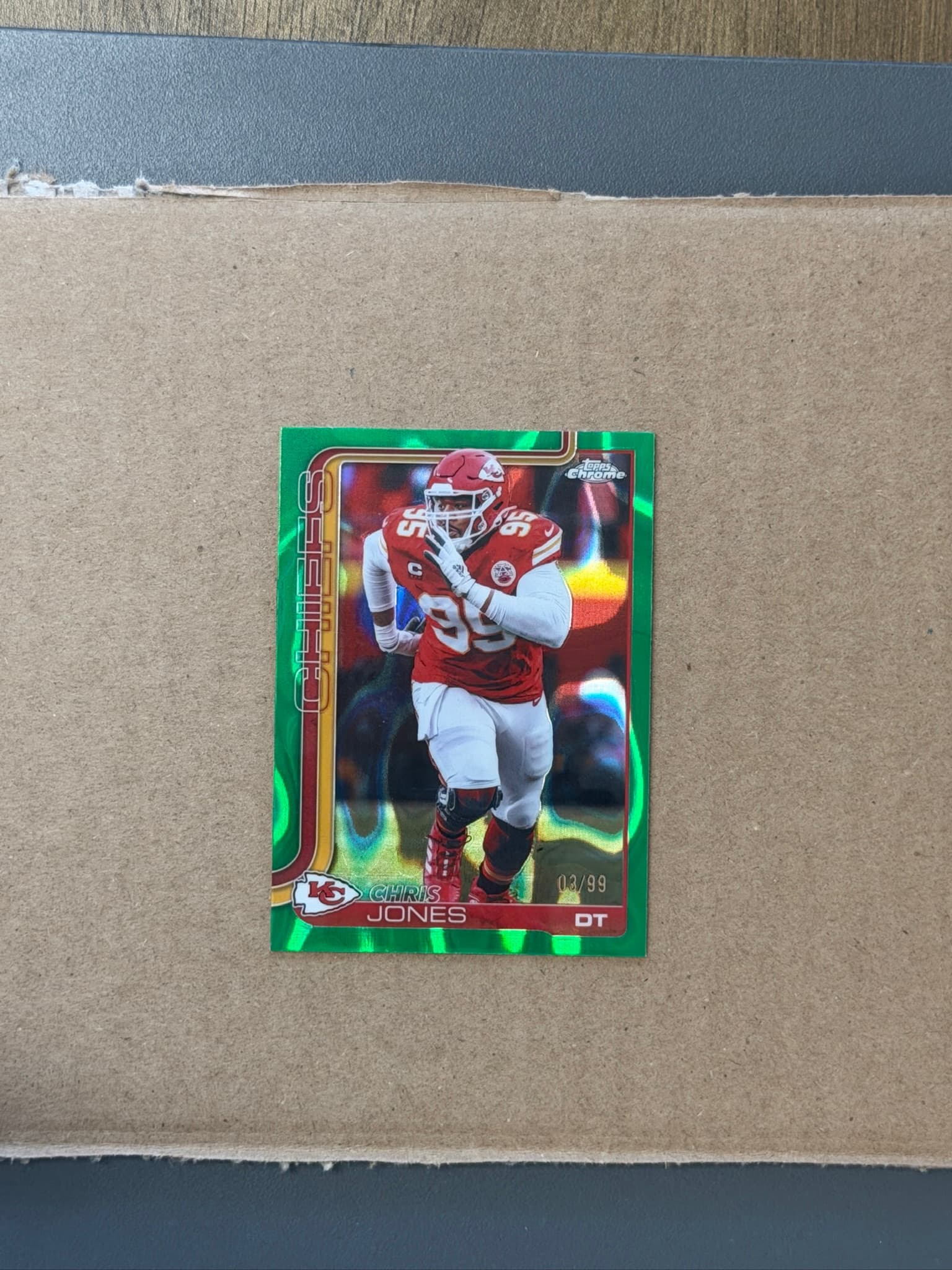 2025 Topps Chrome Chris Jones #153 /99