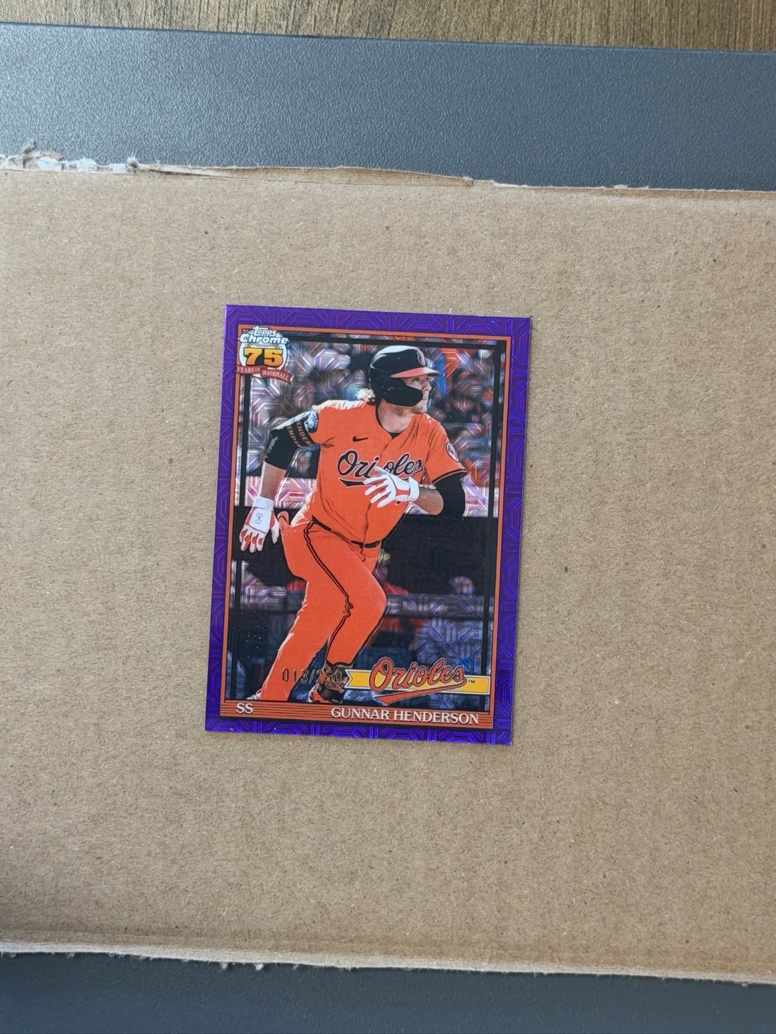 2026 Topps Chrome Gunnar Henderson #91C-16 /250