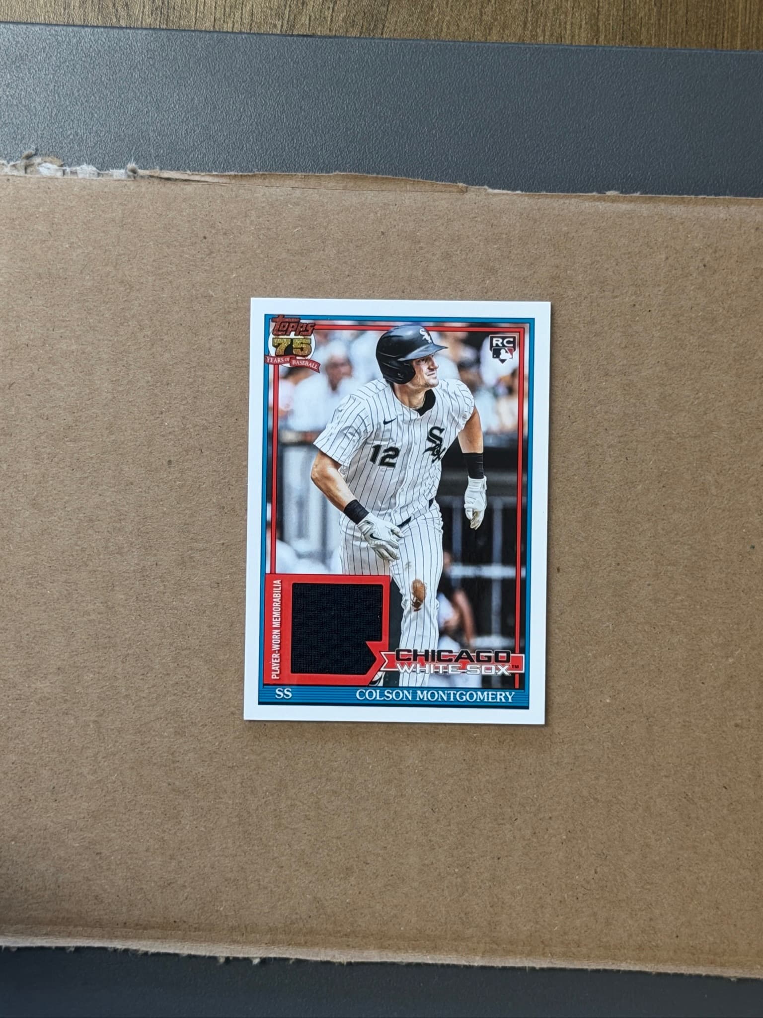 2026 Topps Series 1 Colson Montgomery Relic RC #91R-CMO