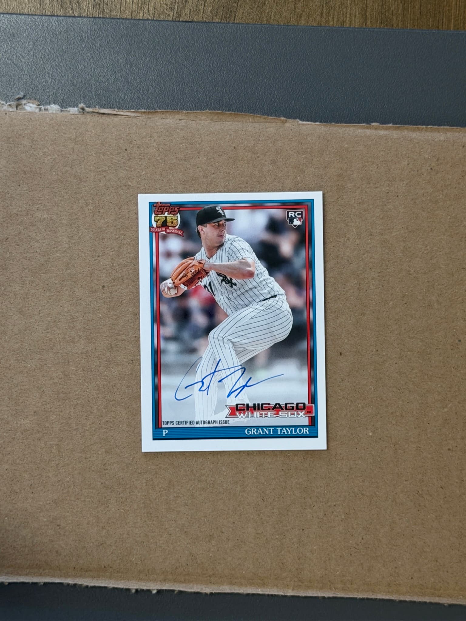 2026 Topps Grant Taylor Auto RC #91A-TAY