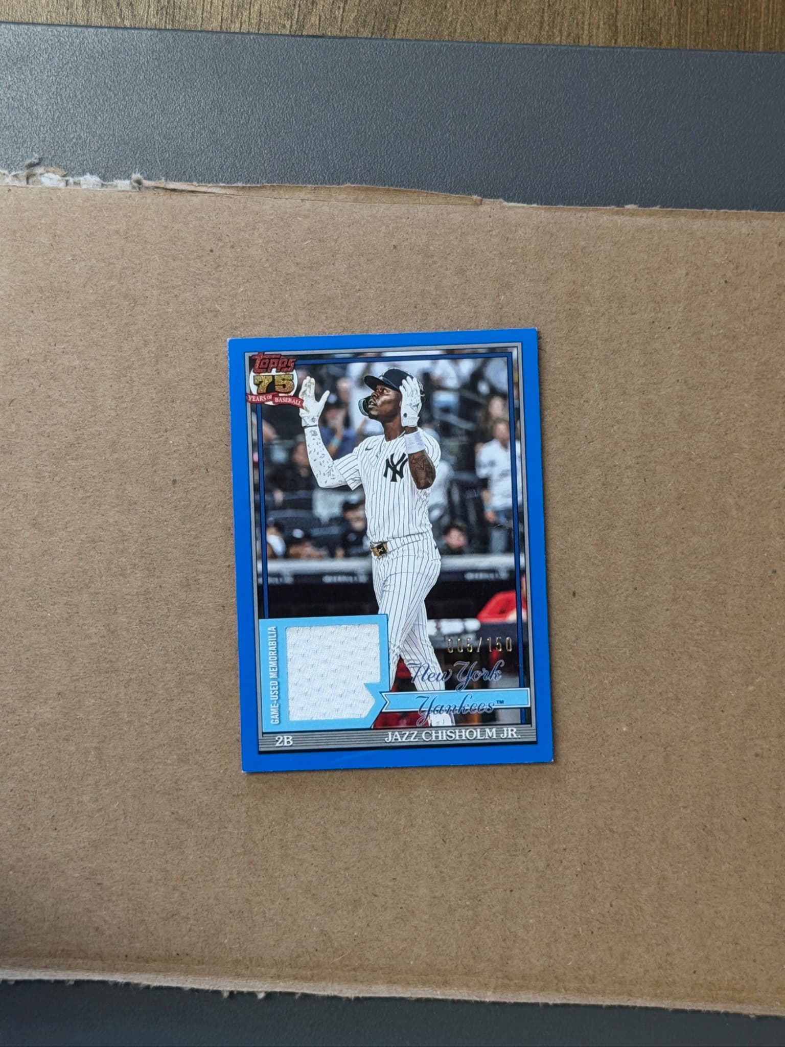 2026 Topps Series 1 Jazz Chisholm Jr. Relic #91R-JCJ /150