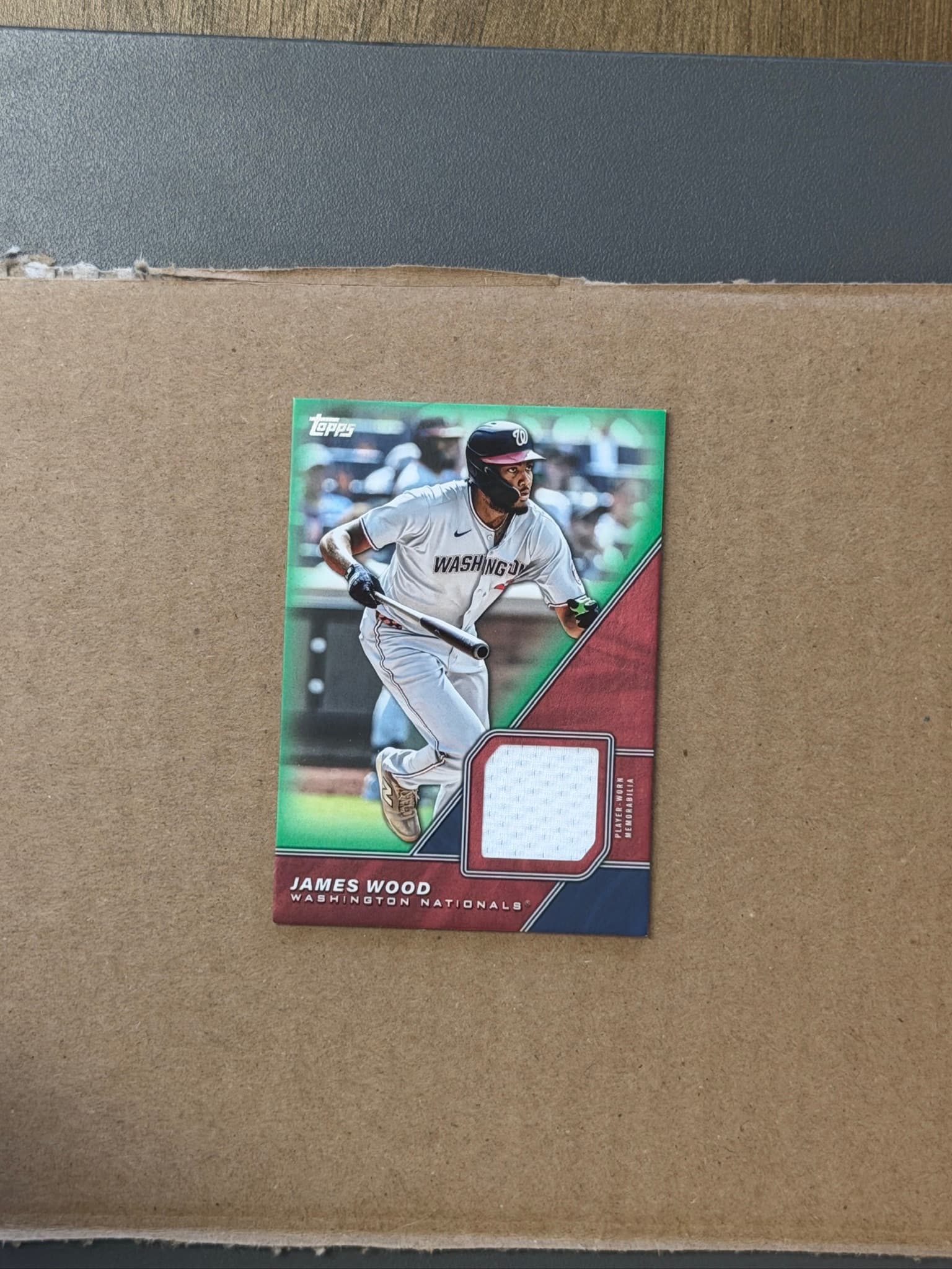2026 Topps Series 1 James Wood Relic #MLM-JW /99