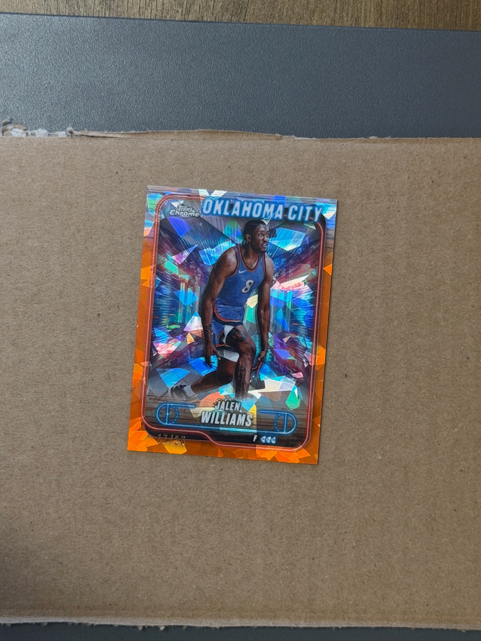 2025 Topps Chrome Jalen Williams #63 /25