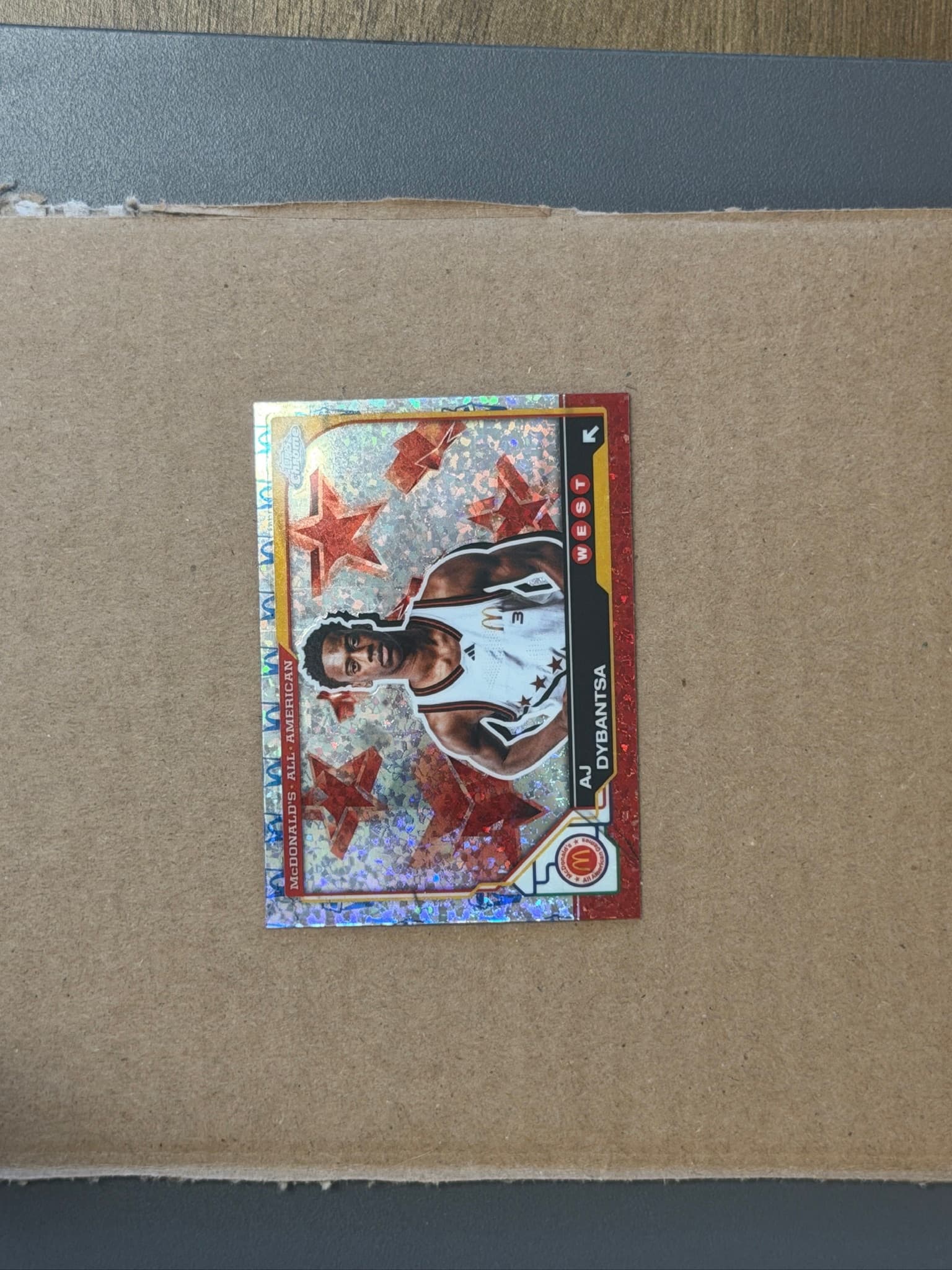 2025 Topps Chrome McDonald's All American AJ Dybantsa McFlurry #45