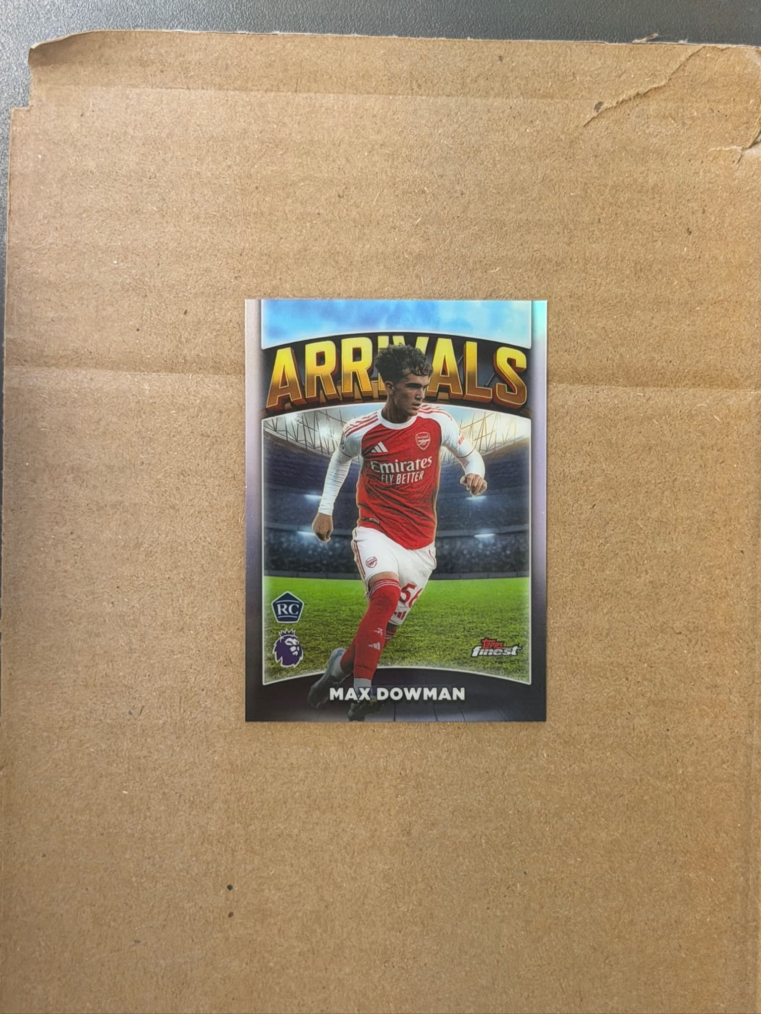 2025 Topps Finest Max Dowman Arrivals RC #AV-6