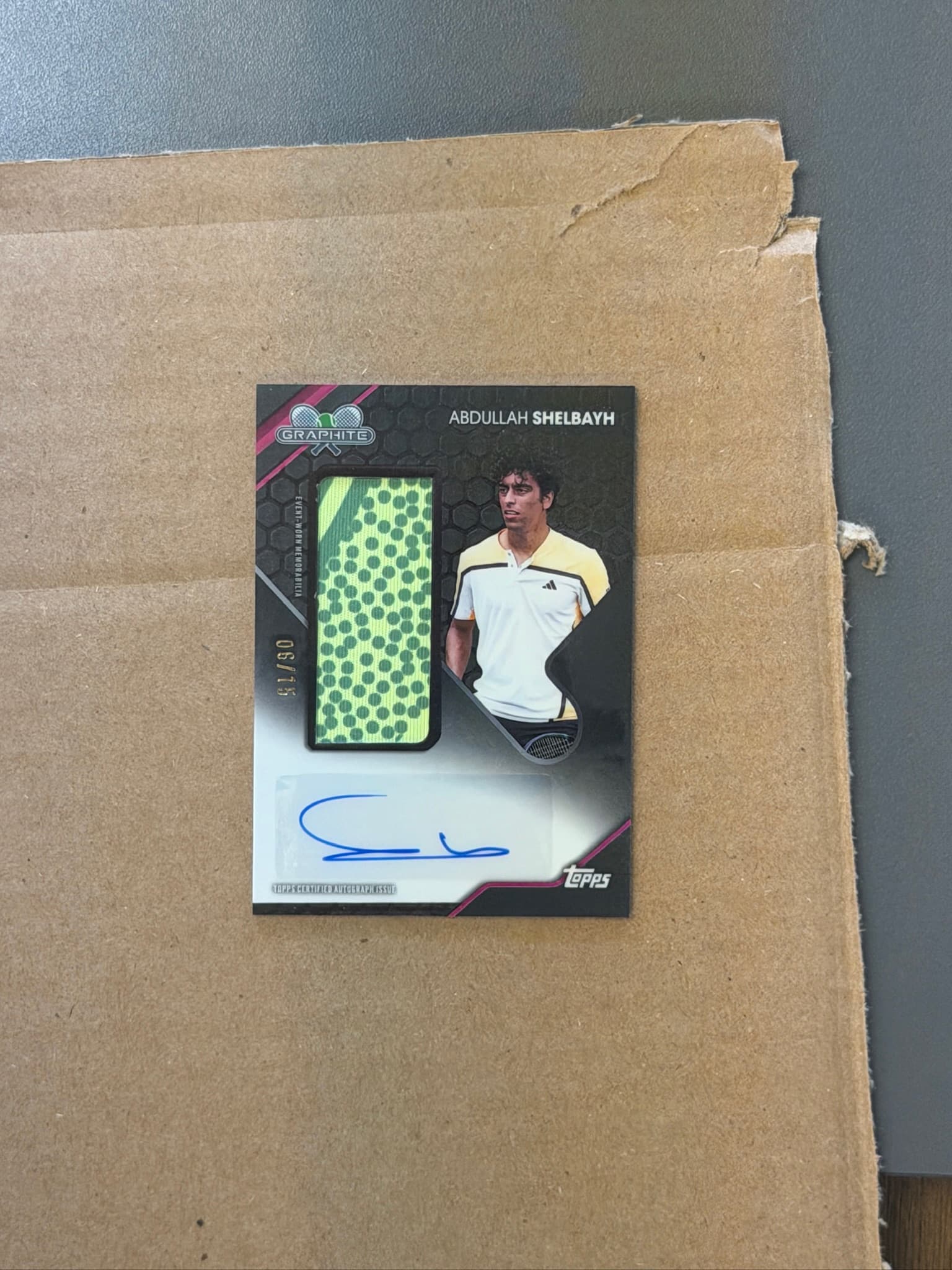 2026 Topps Graphite Abdullah Shelbayh Auto Relic #GSR-ASH /15