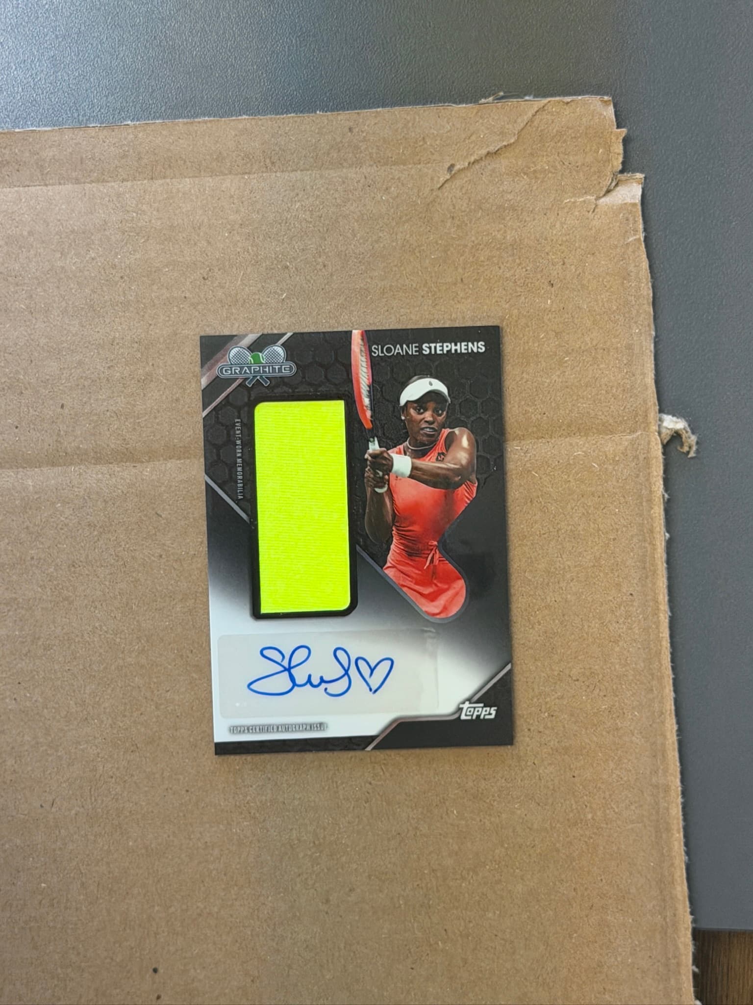 2026 Topps Graphite Sloane Stephens Auto Relic #GSR-SSS