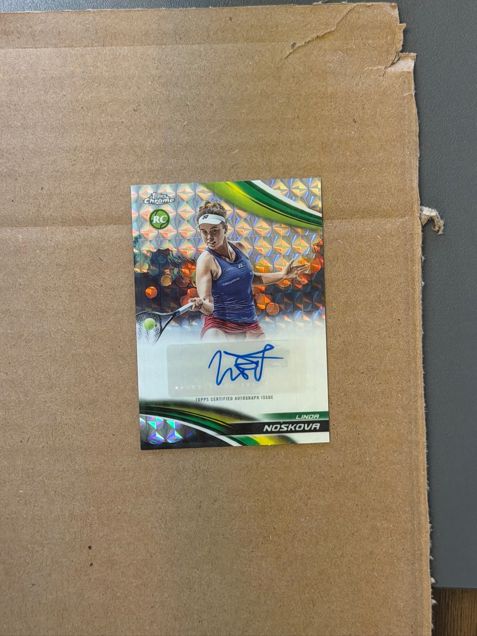 2025 Topps Chrome Linda Noskova Auto RC #CA-LNA